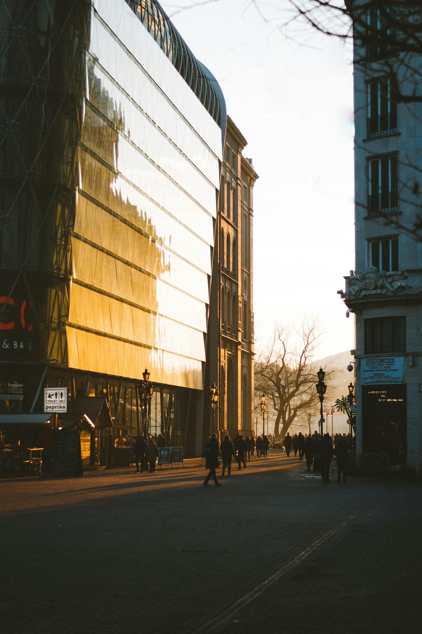 Modern hotel in Budapest, Hungary