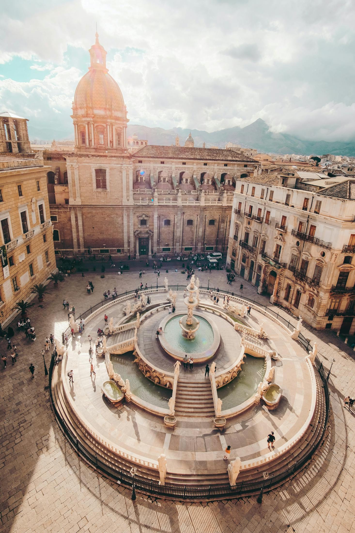 Piazza Pretoria in Palermo