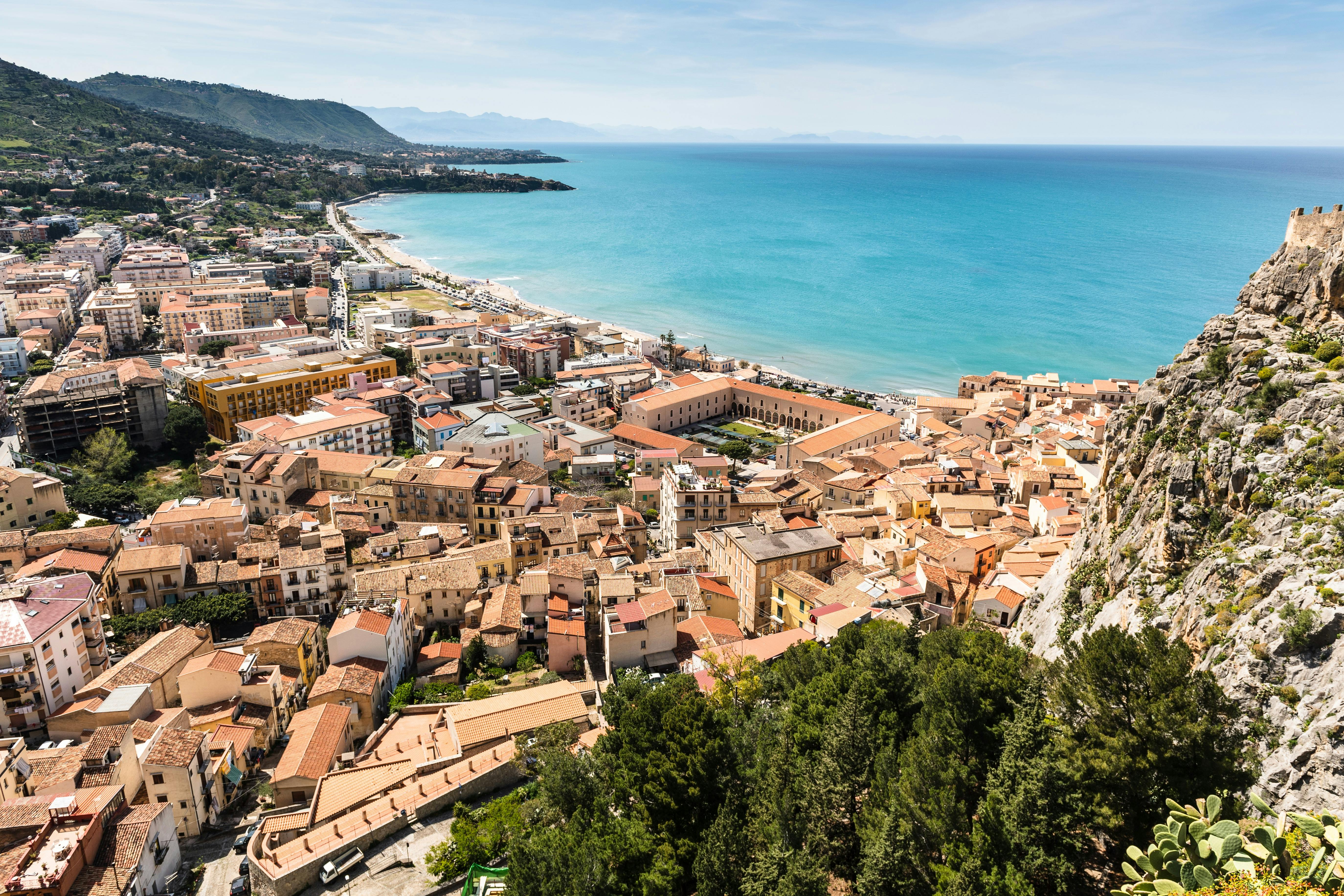 Cefalu beach near Palermo