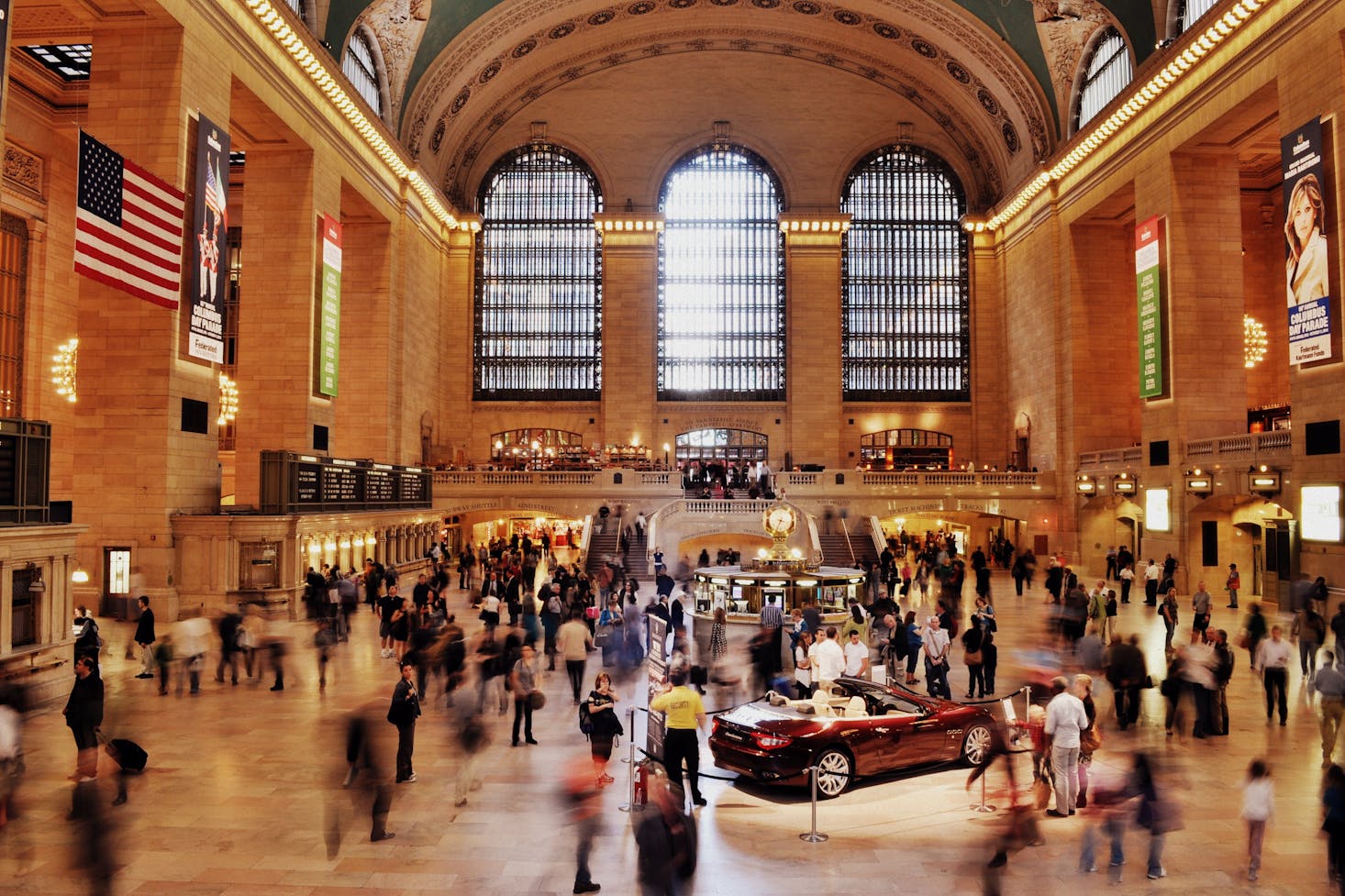 Main hall at Grand Central Station, New York
