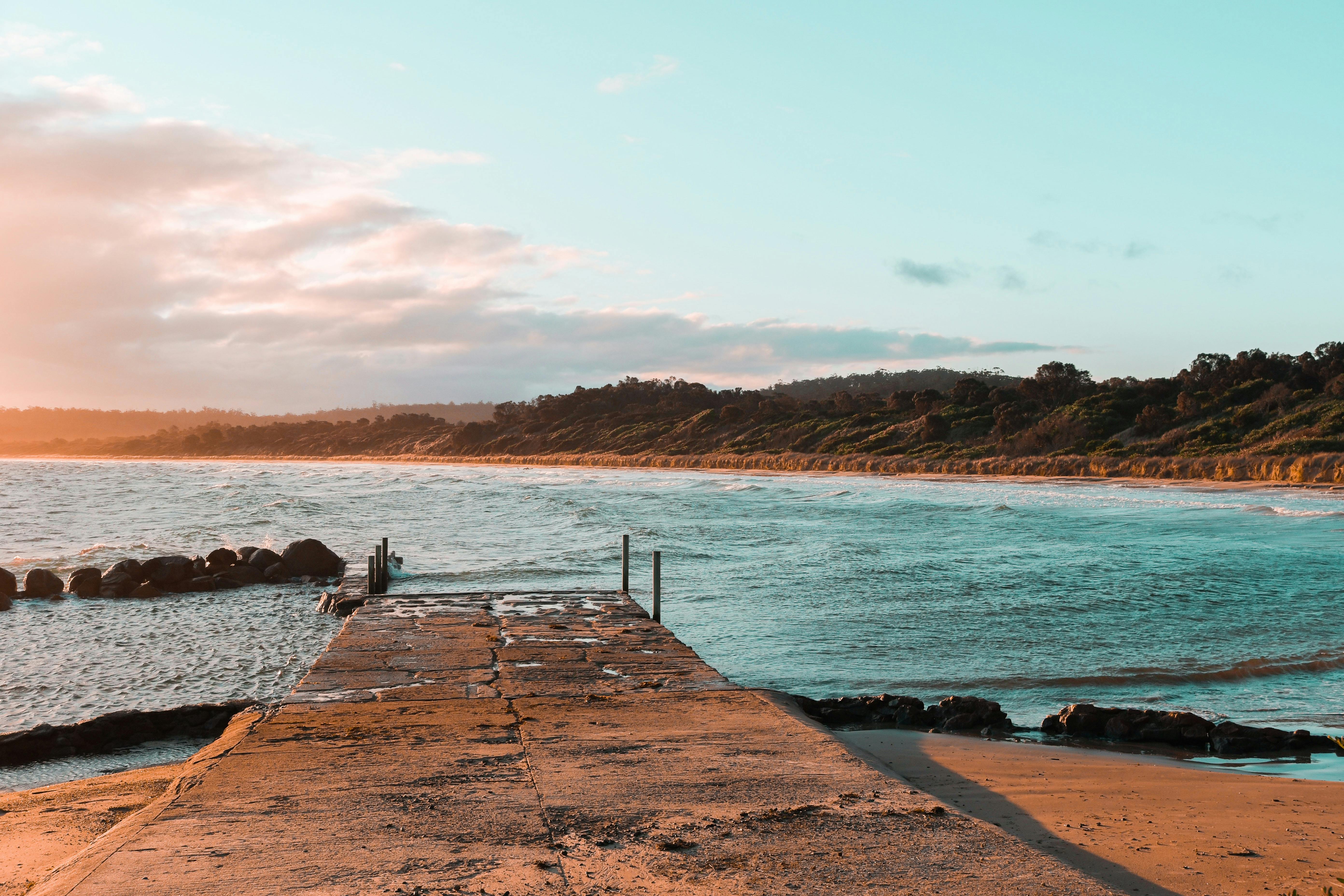 Sandy beaches near Hobart