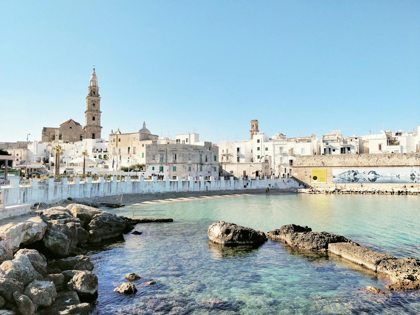 Beach days in Bari, Italy