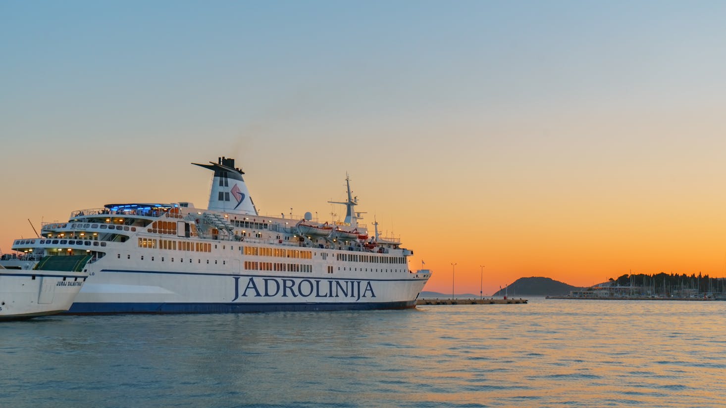 Split, Croatia at sunset