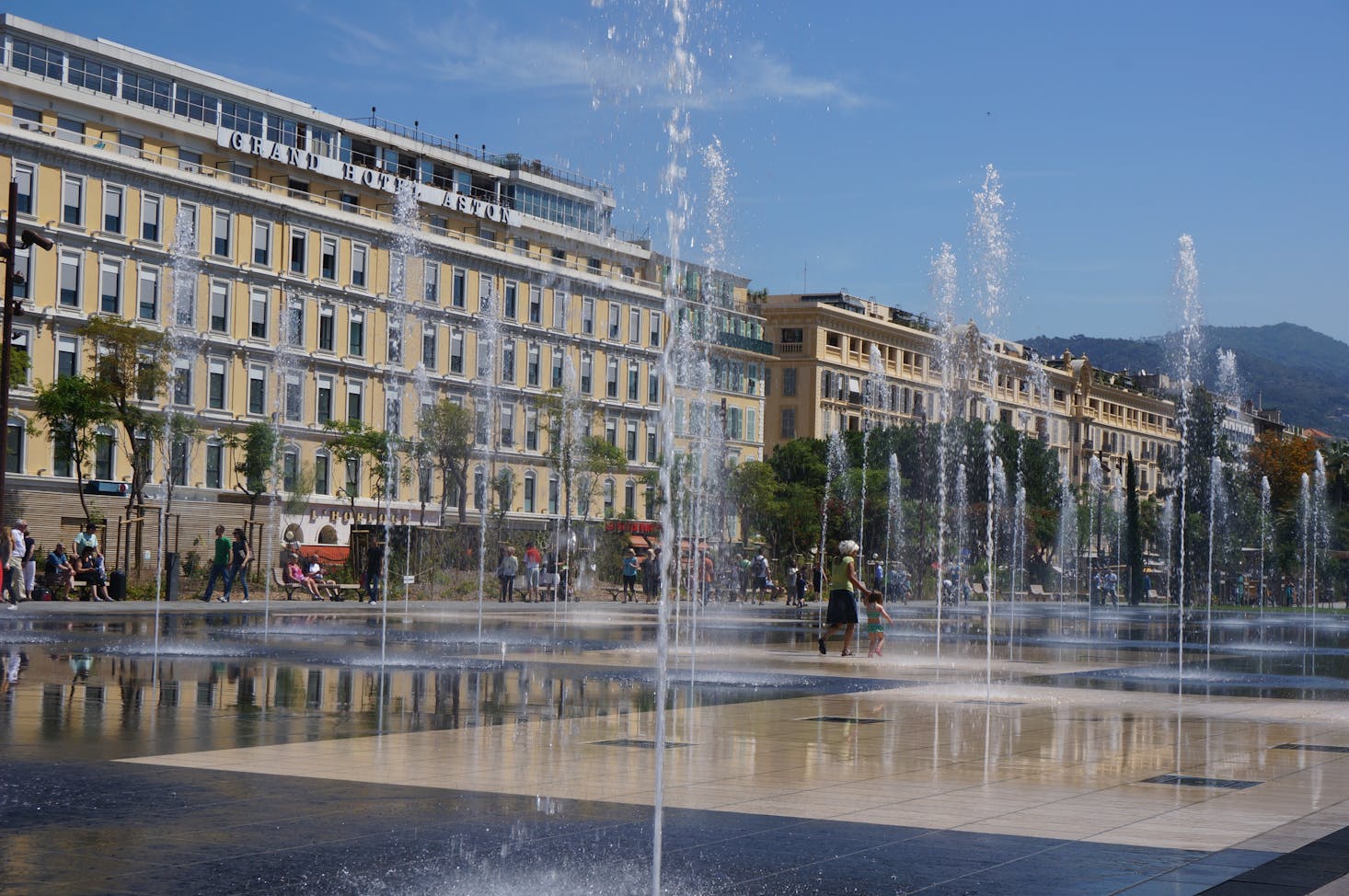 Fountains in Nice, France