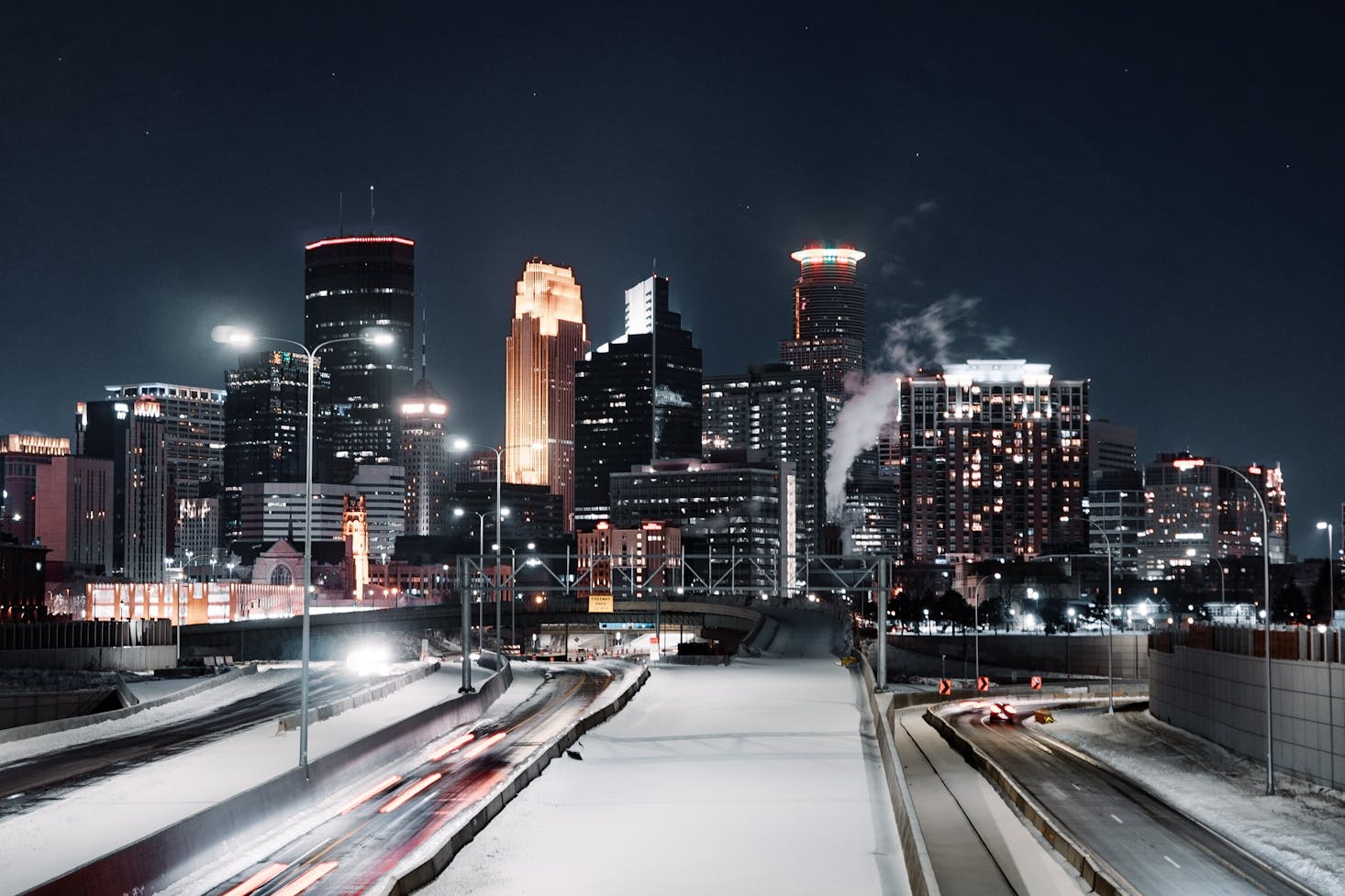 Minneapolis at night