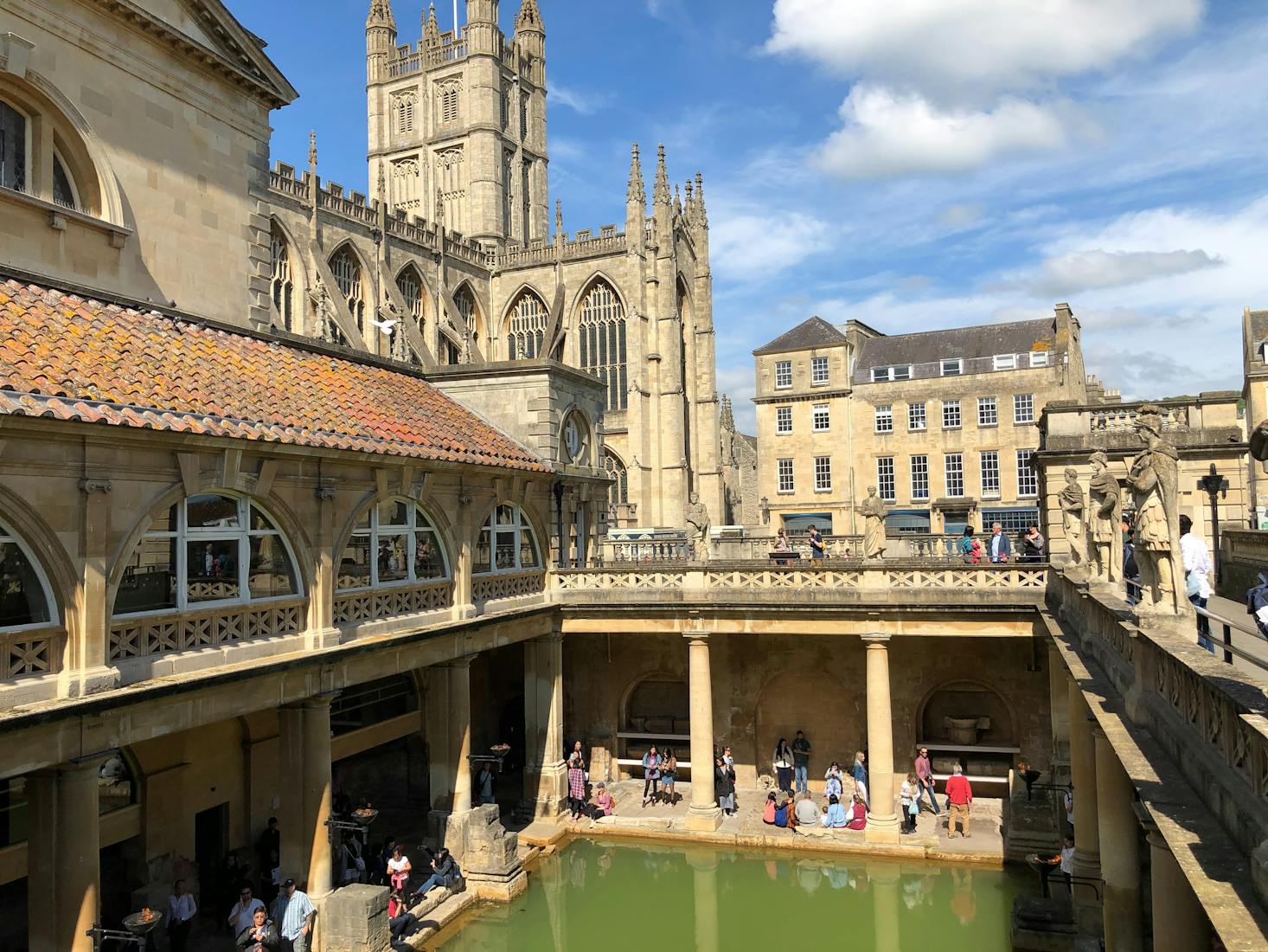 Roman Baths in Bath, UK