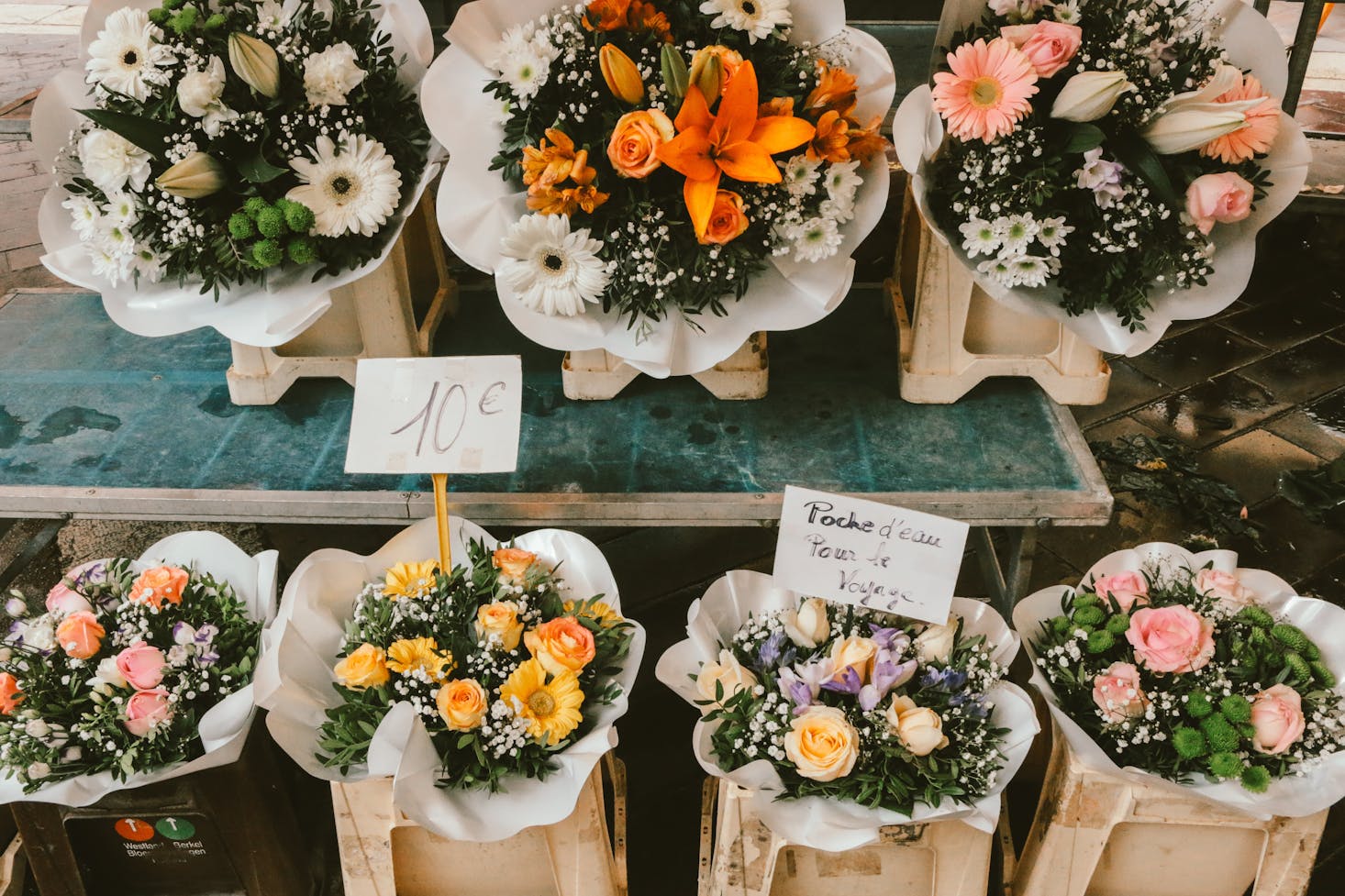 Nice flower market