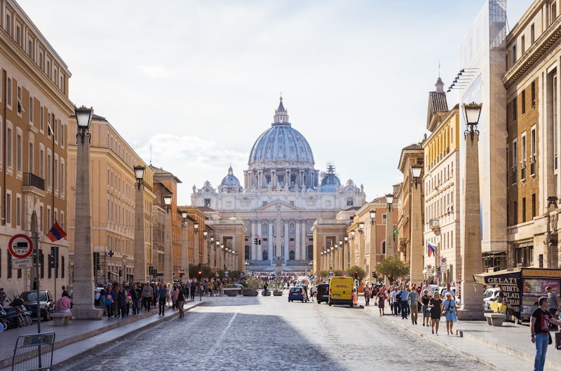 street in rome