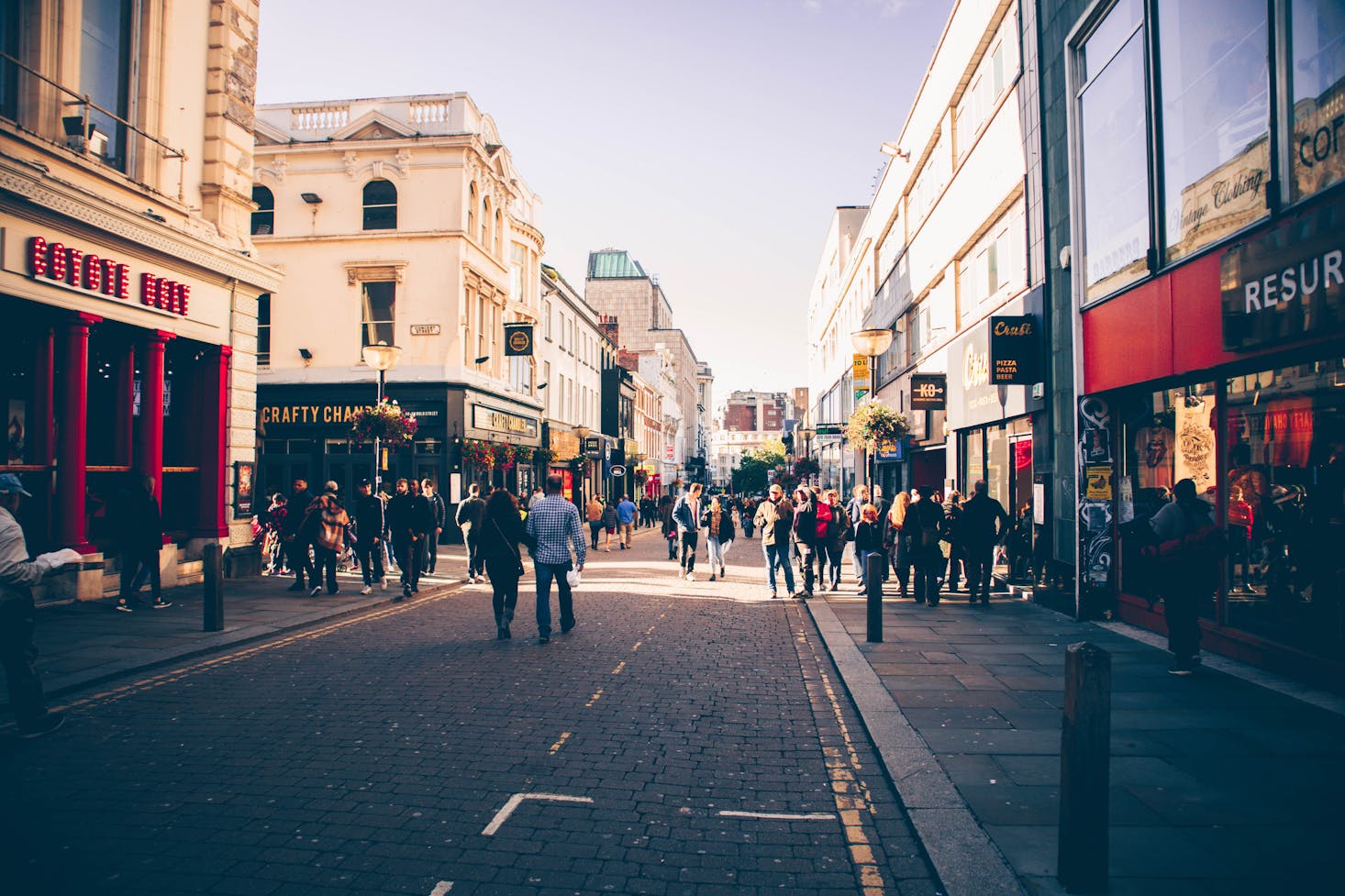 Bold Street Shopping in Liverpool