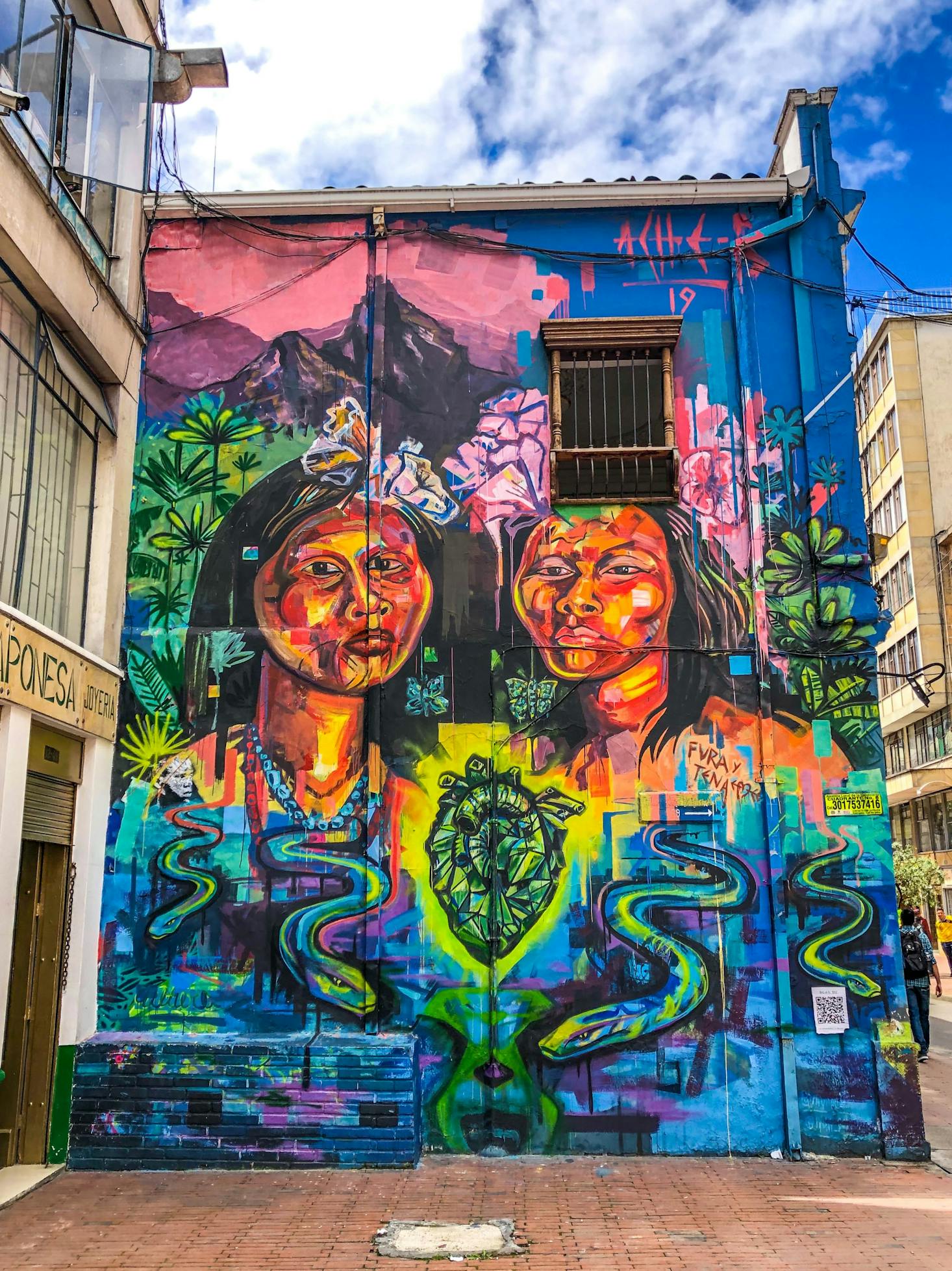Street art in Bogotá, Colombia