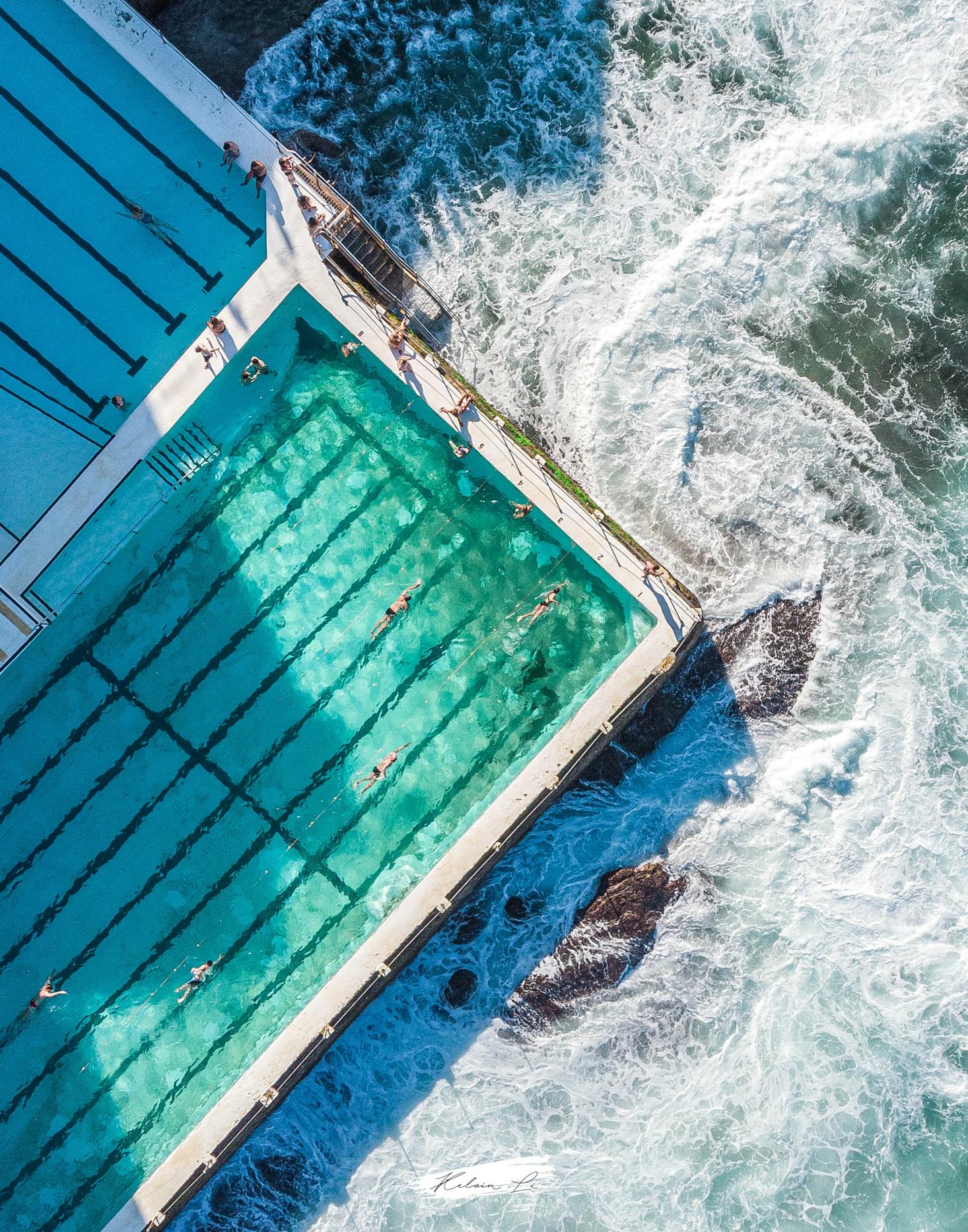 Bondi Icebergs swimming pool right on the cost in Bondi Beach