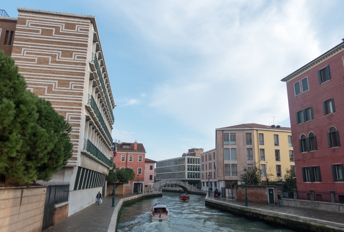 Buildings on a canal in Venice