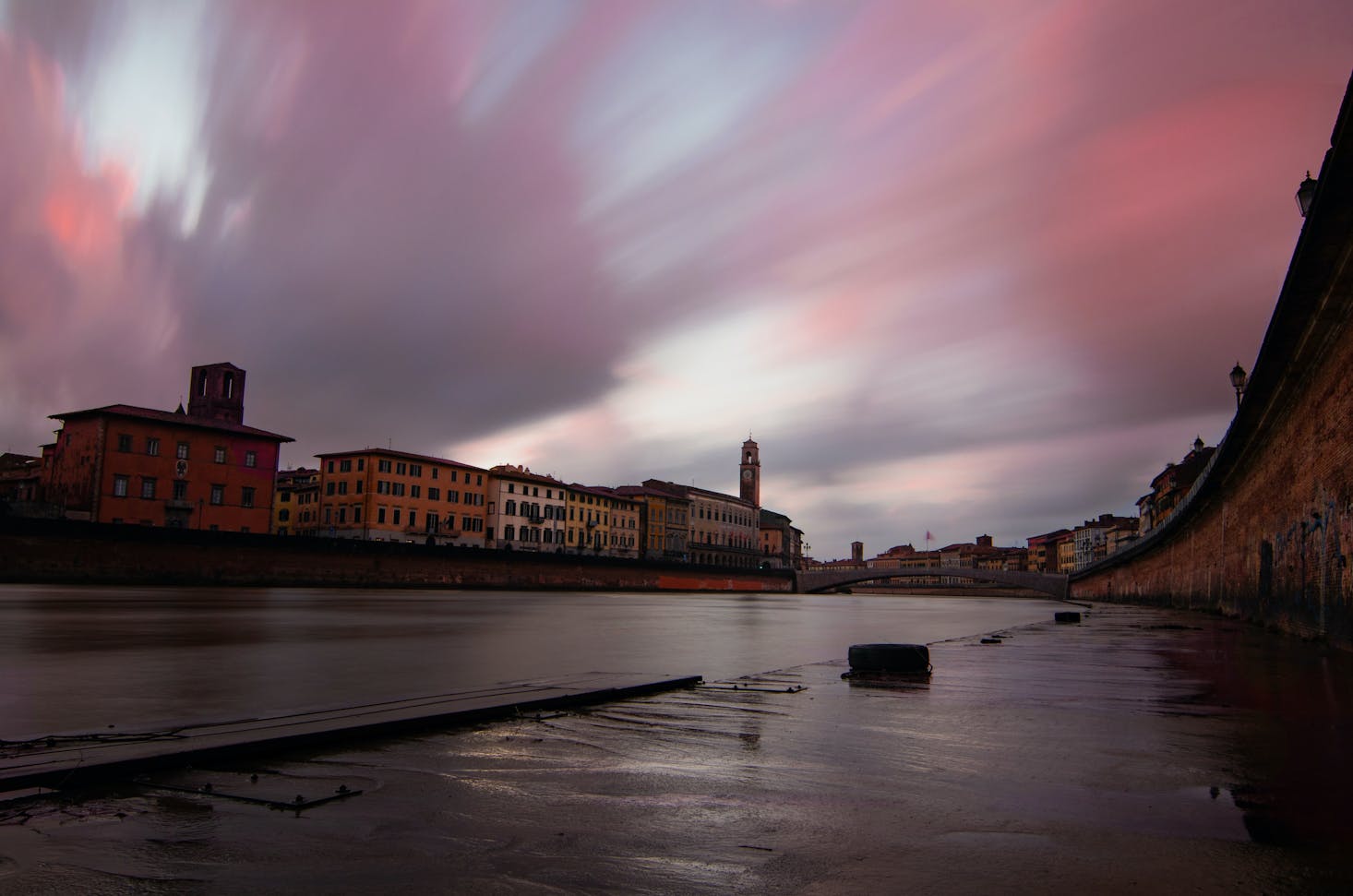 Nightlife in Pisa, Italy