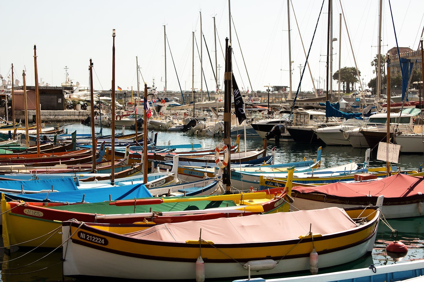 Boats in Nice, France