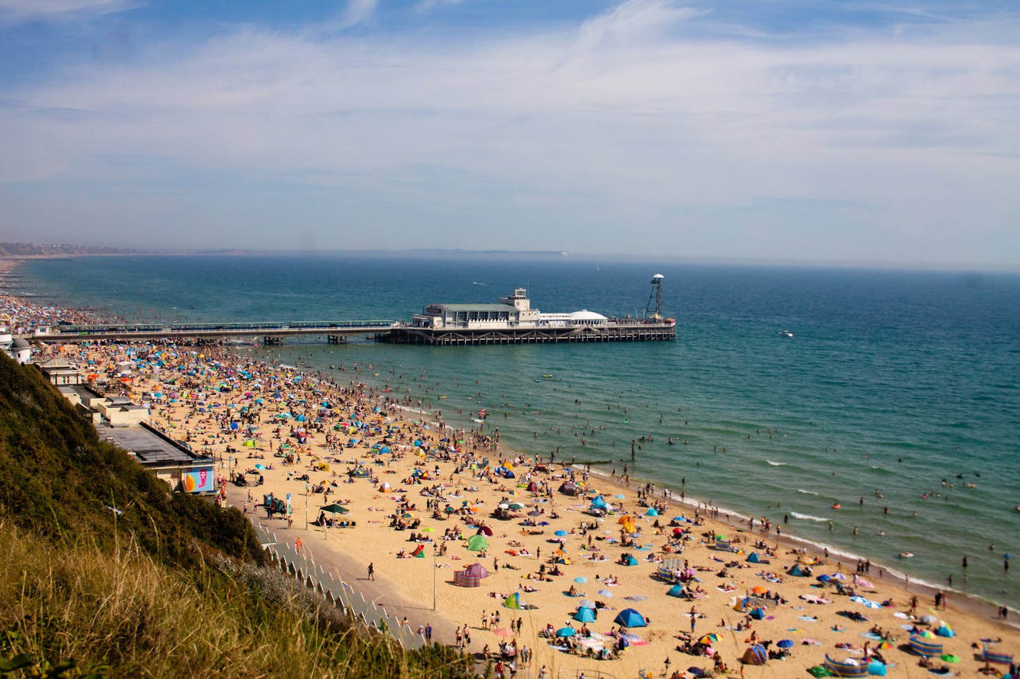 Day trips to Bournemouth Beach from London