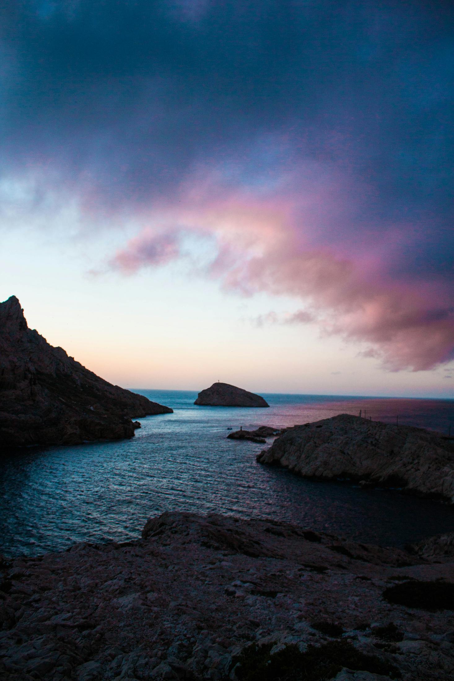 Clouds in Marseille, France