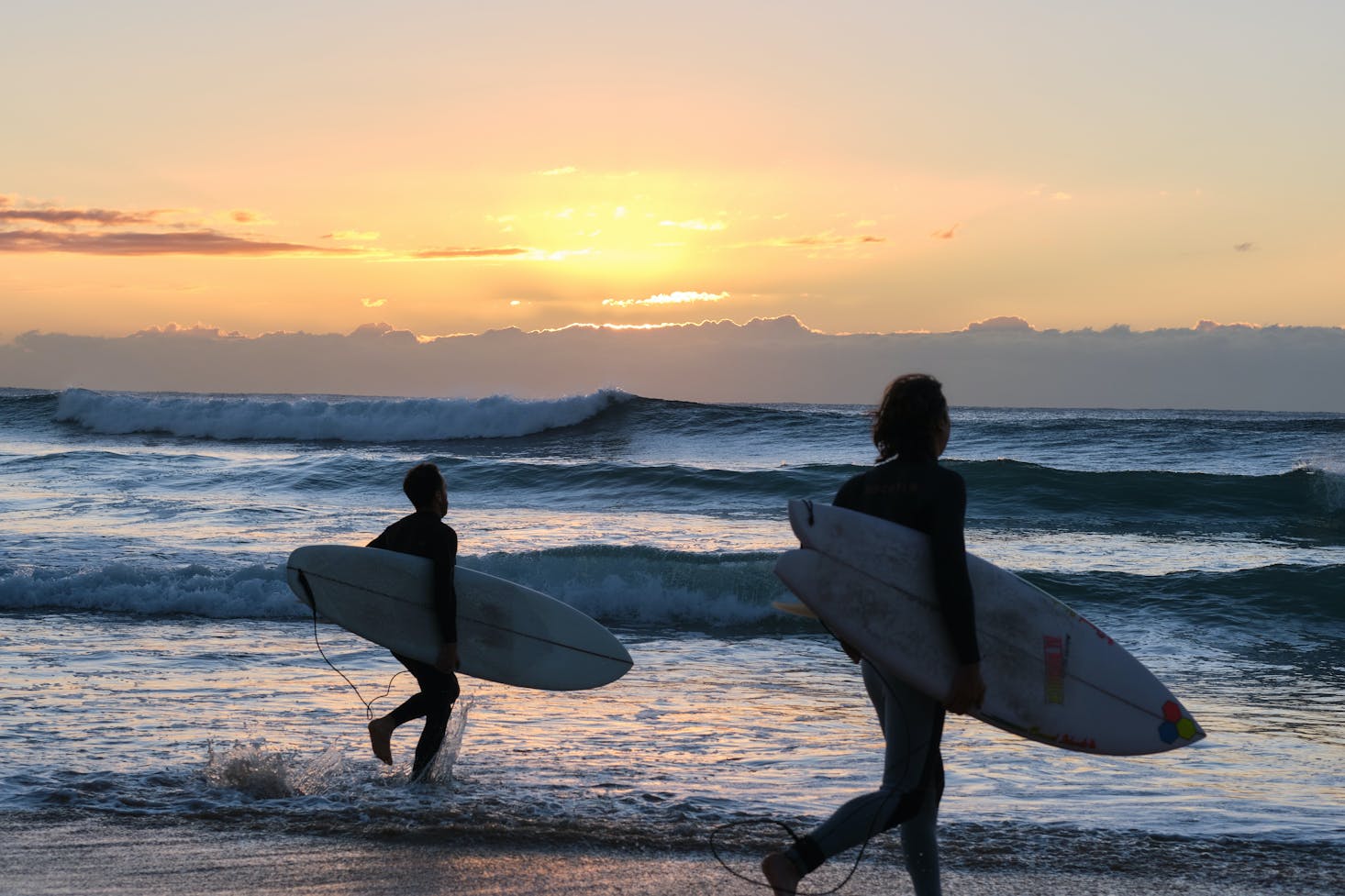 Surfing at Manly Beach