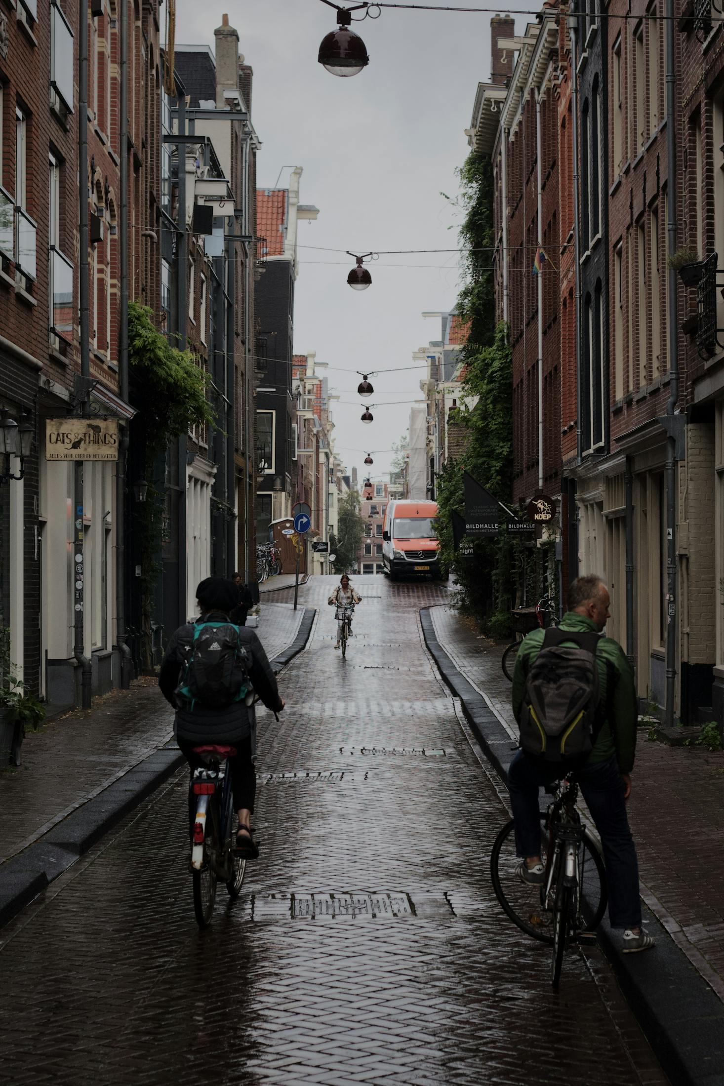 Rainy day in Amsterdam