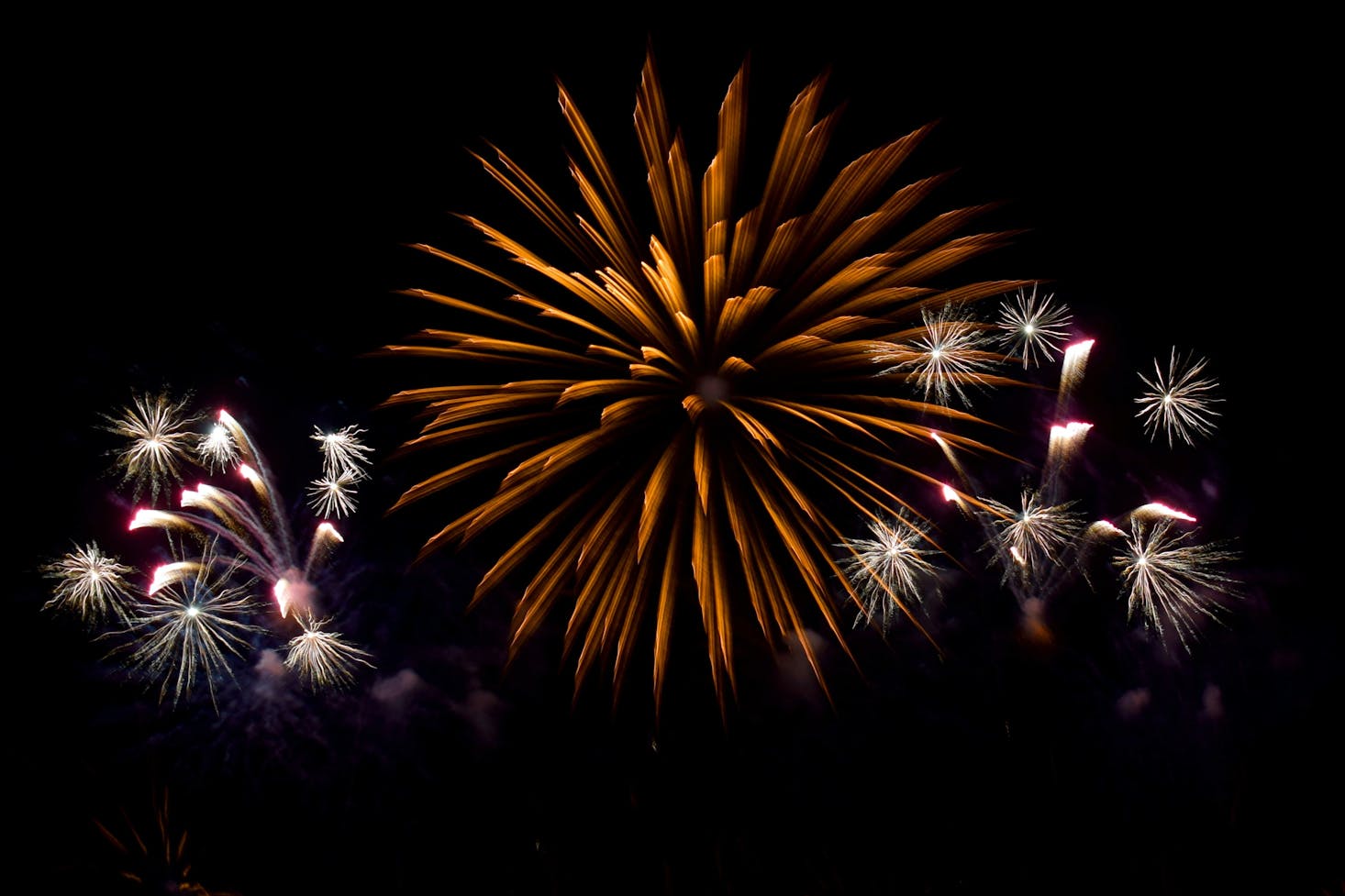 Fireworks in Prague