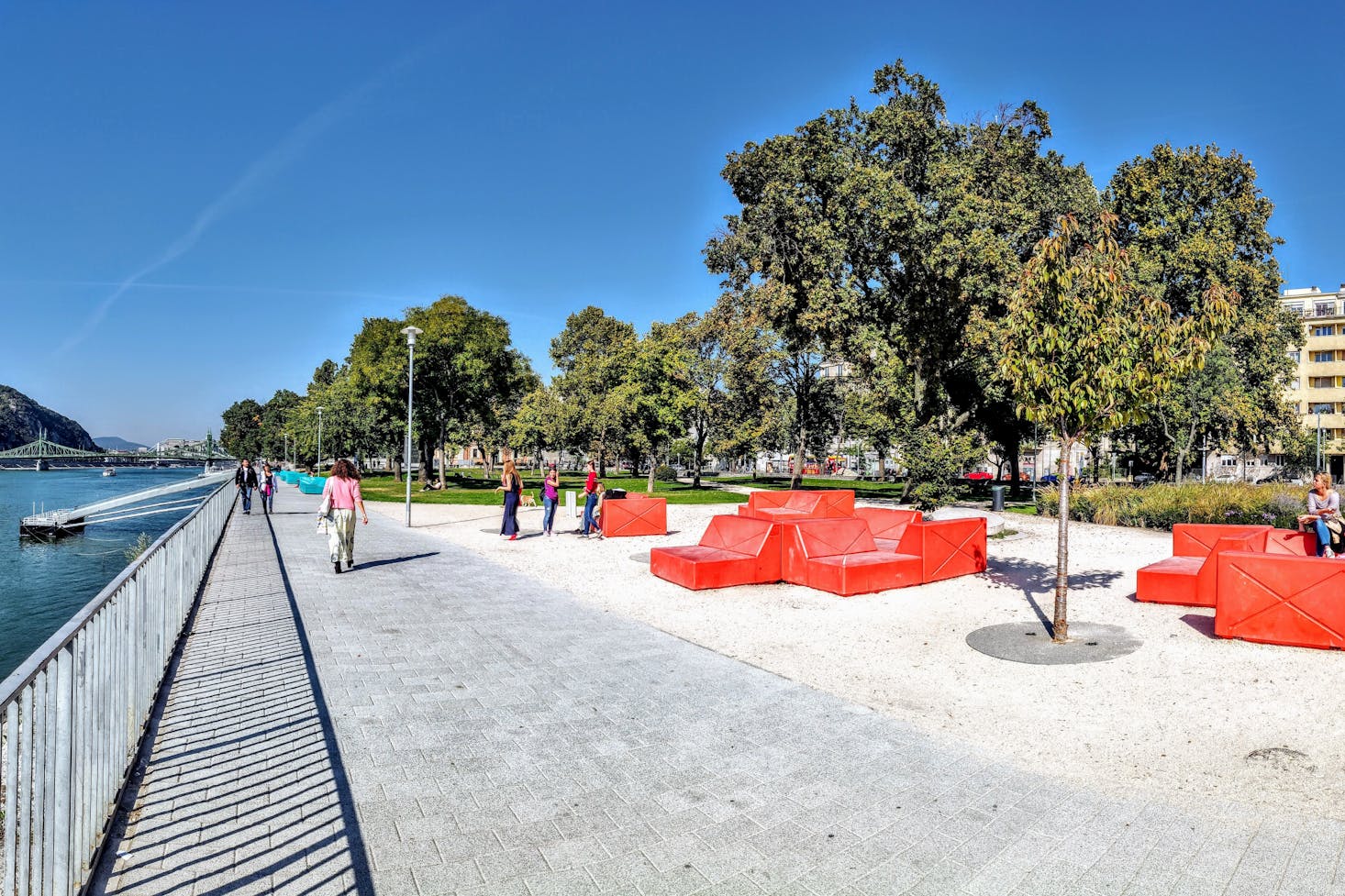 Park in Budapest, Hungary