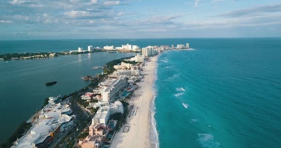 Cancún Hotel zone, Mexico