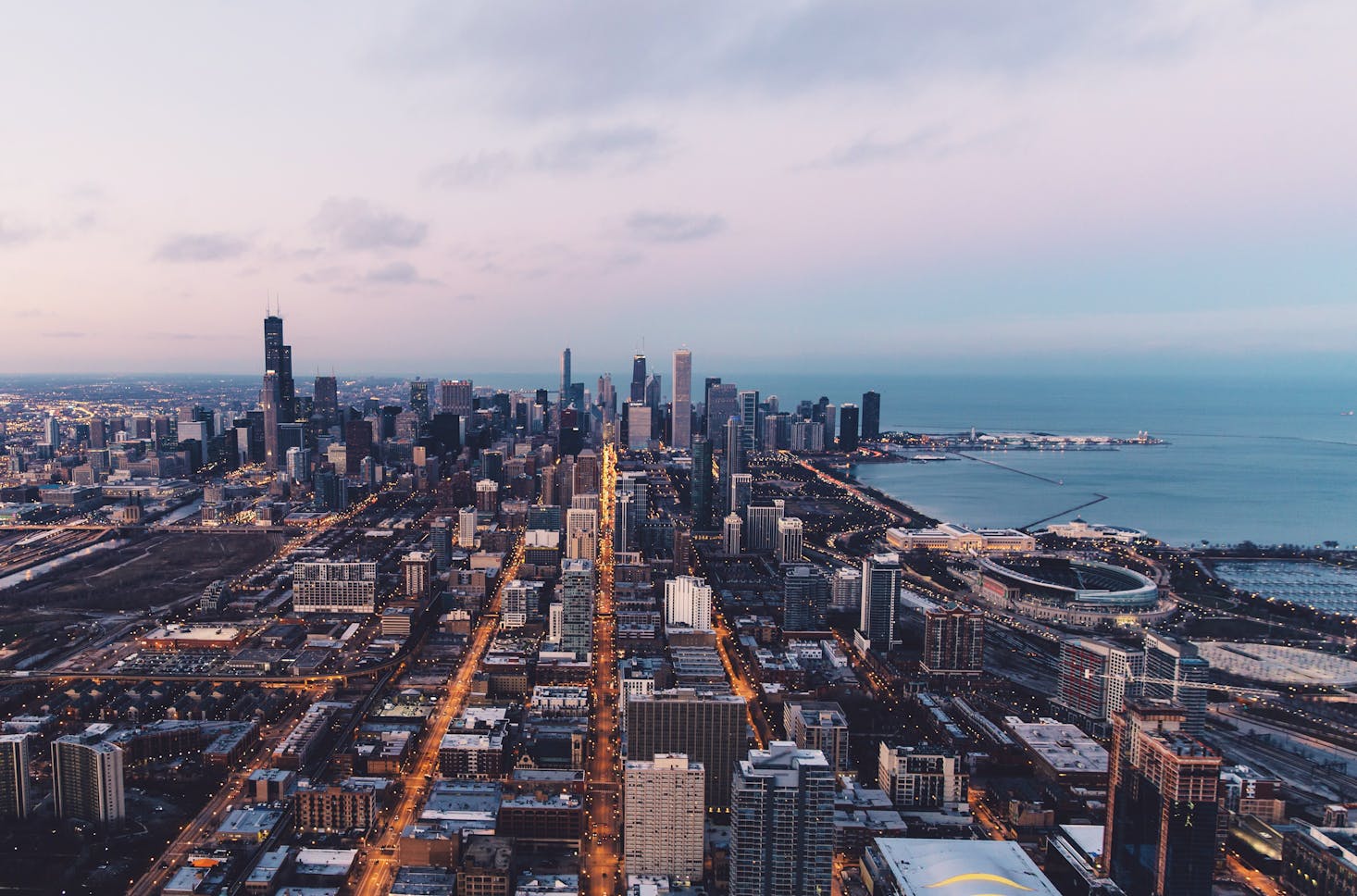 Skyscrapers in Chicago, Illinois