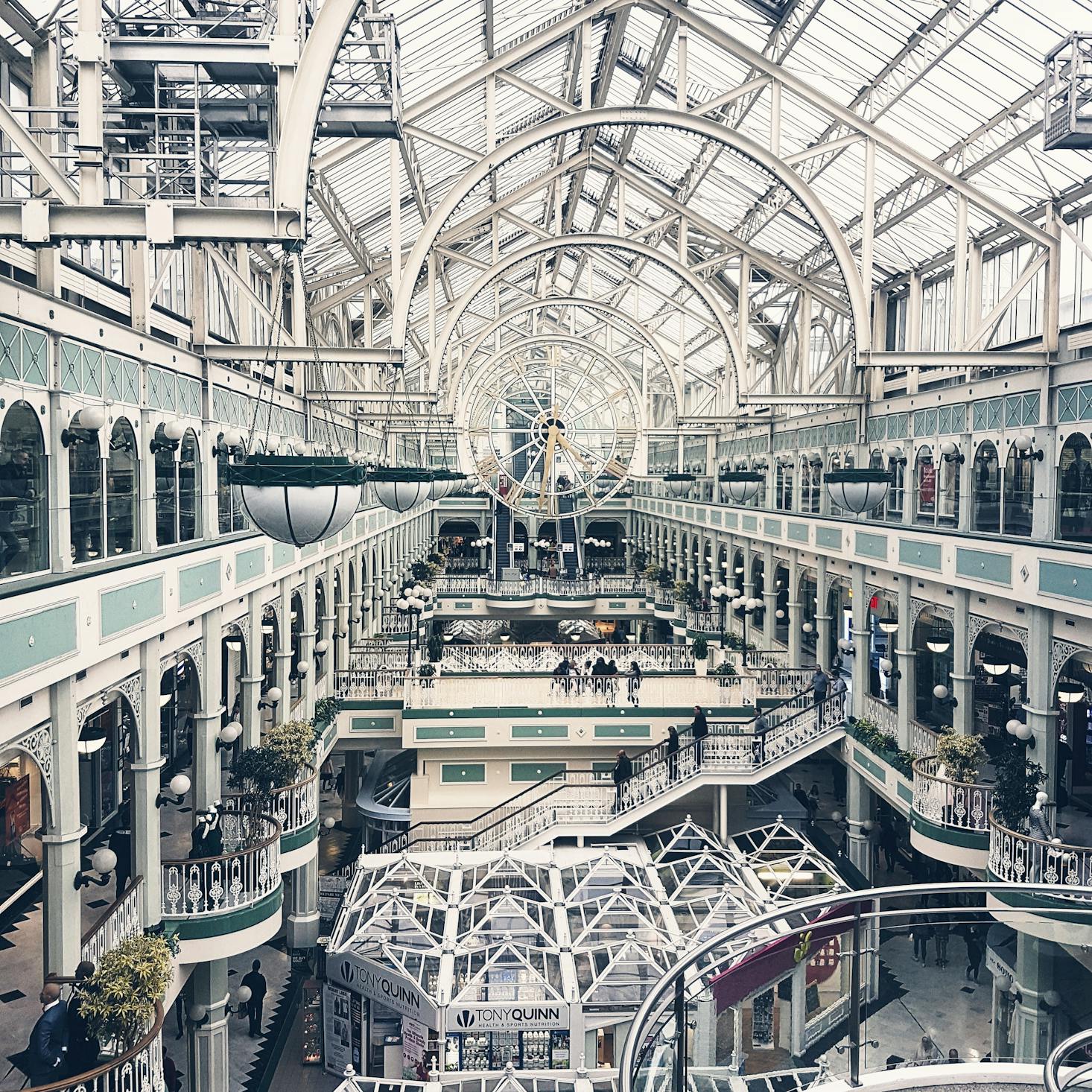 Shopping center in Dublin, Ireland