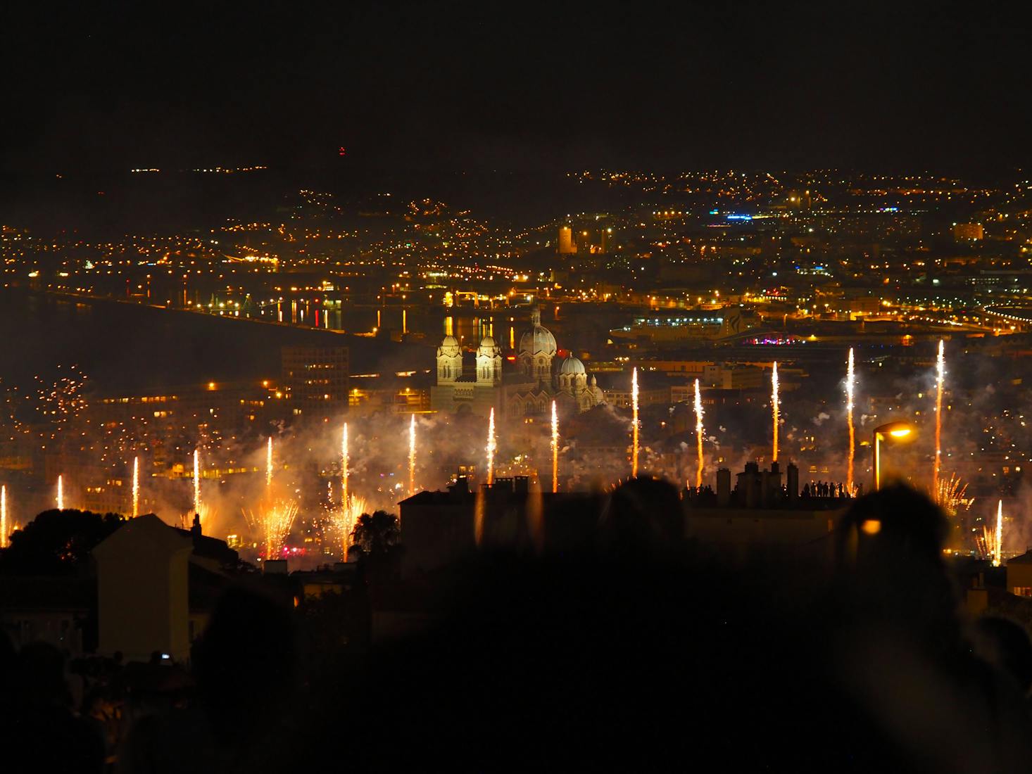 Night views in Marseille, France