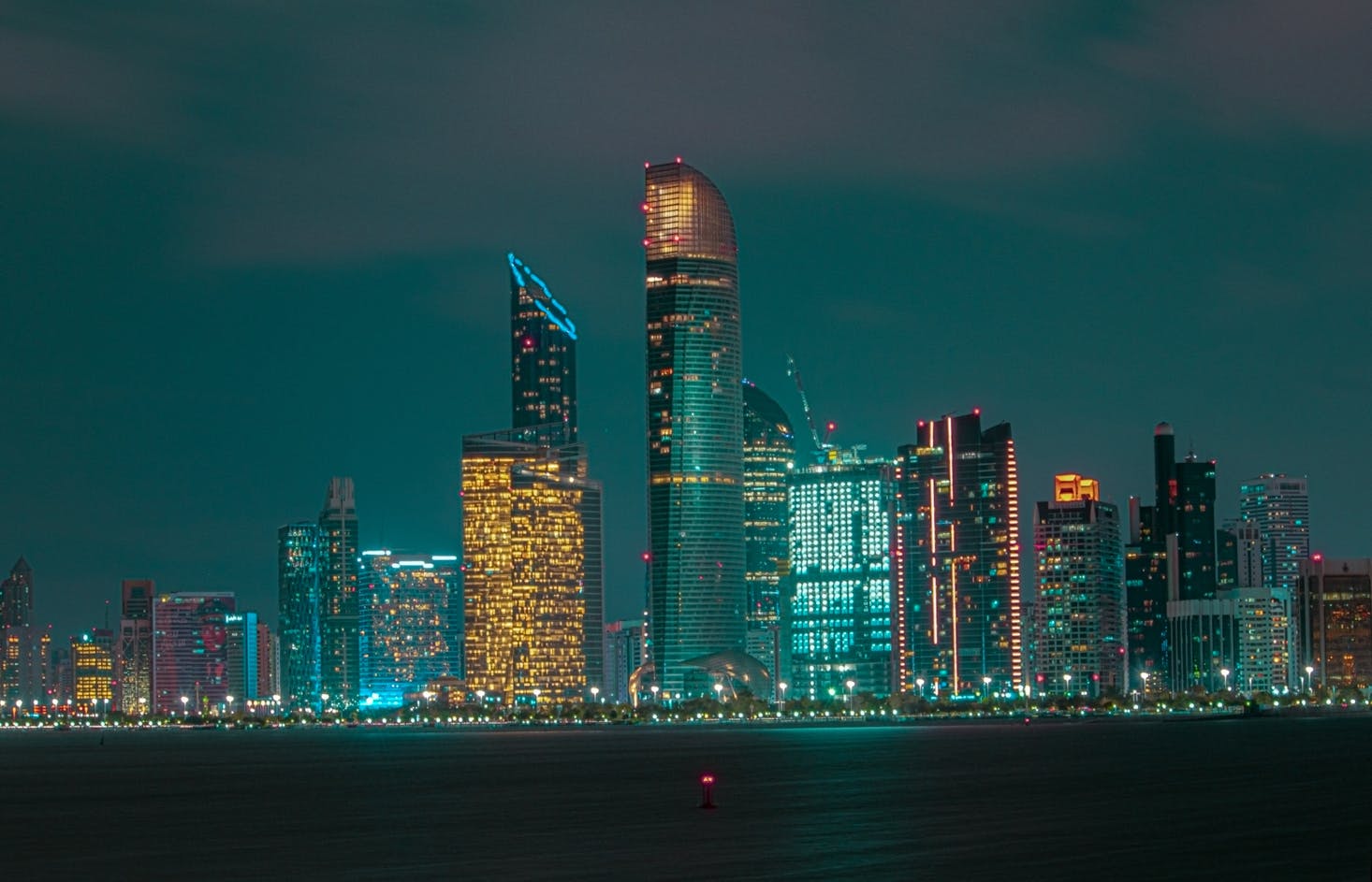 Abu Dhabi at night