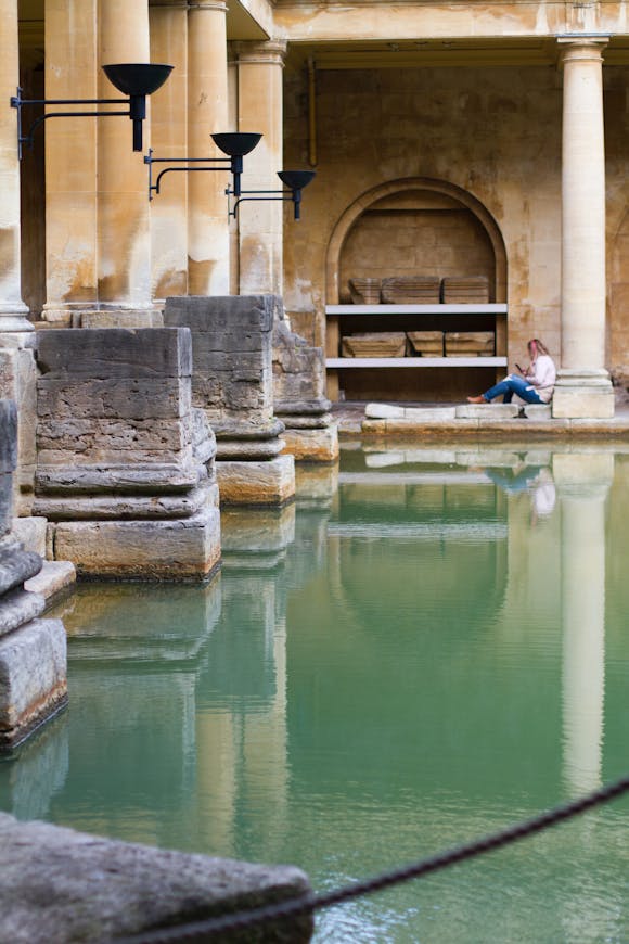 Roman Baths in Bath, UK