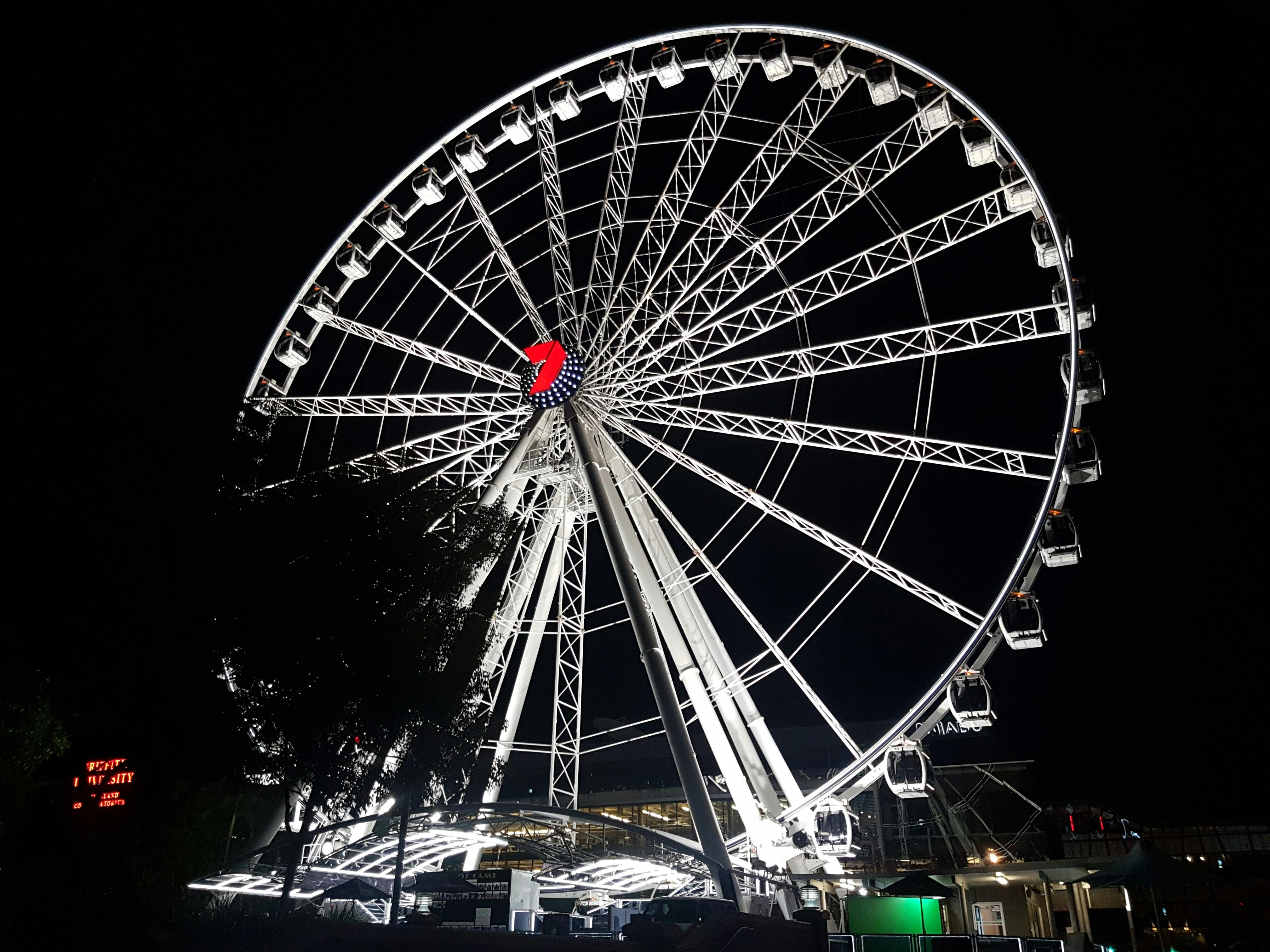 Brisbane wheel at night