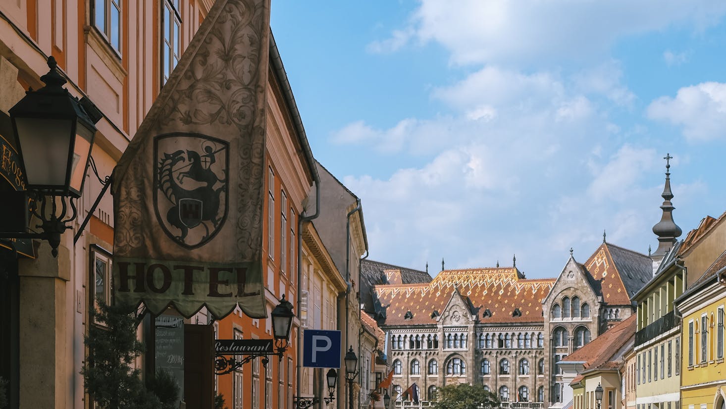 Old hotel in Budapest