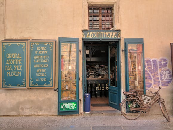 Absinthe shop in Prague