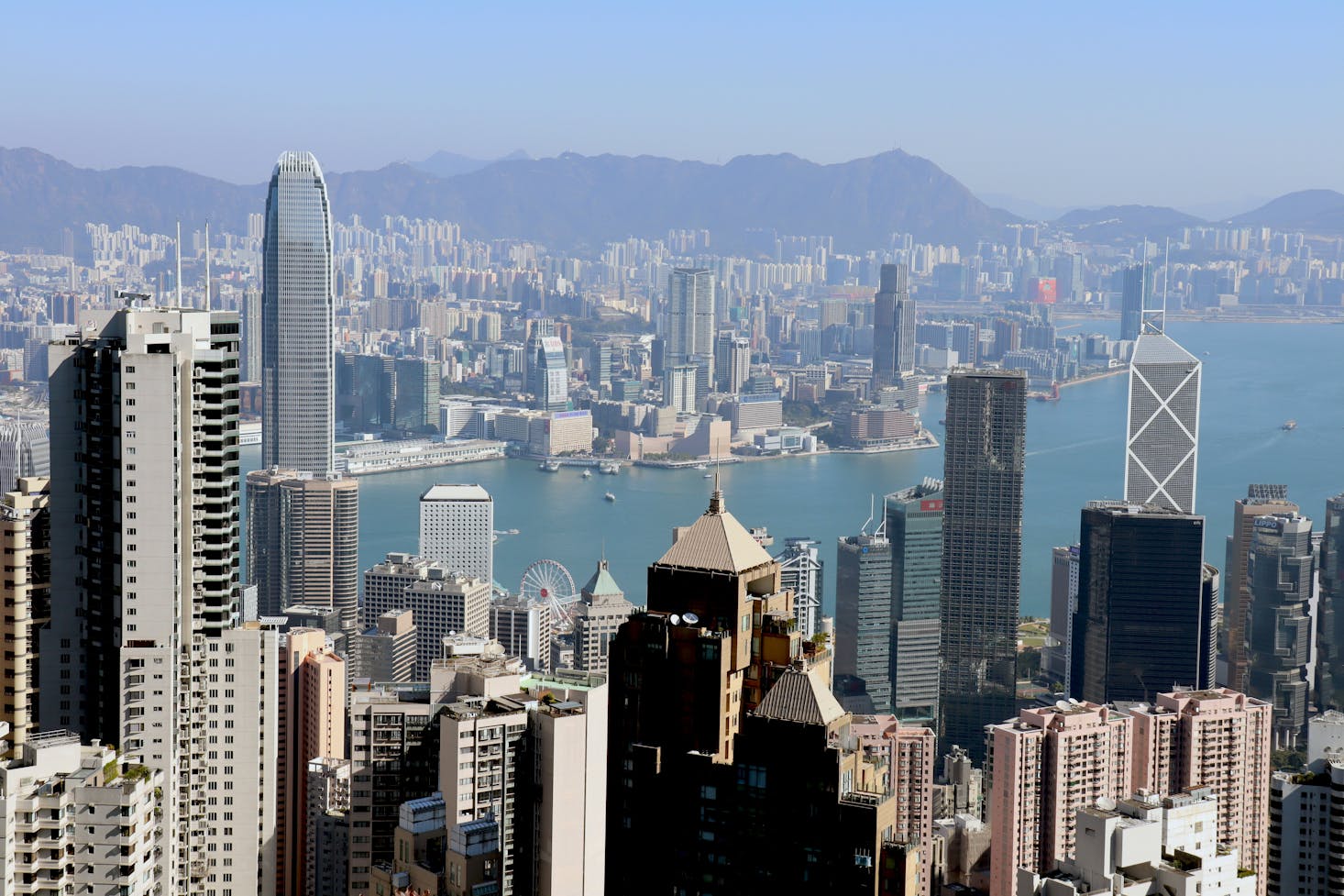 Skyscrapers in Hong Kong