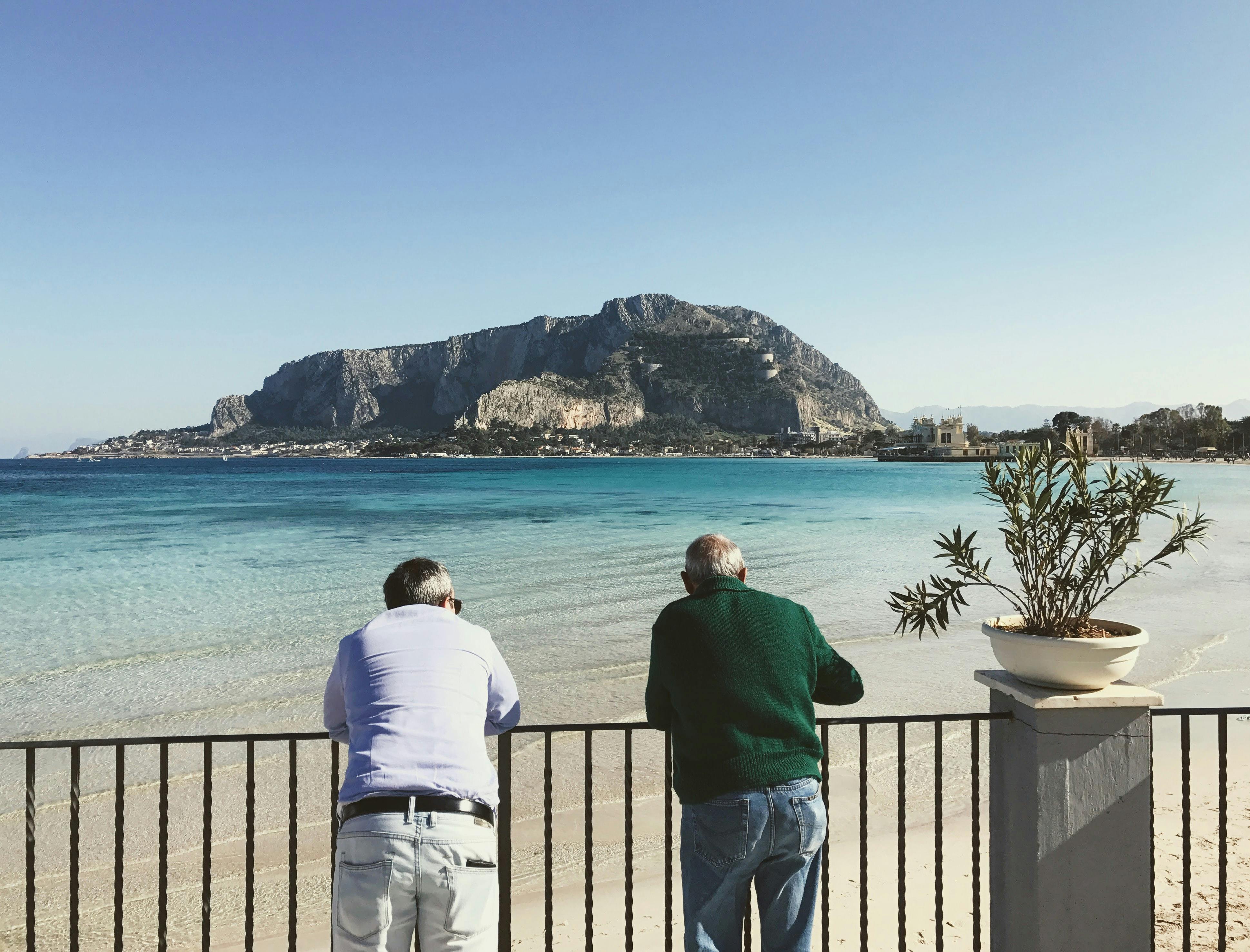 Mondello beach in Palermo