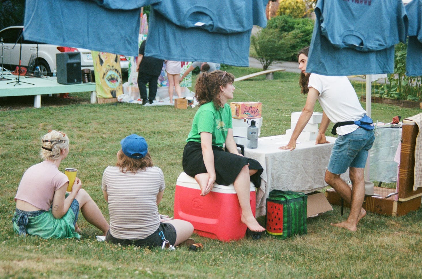 Young people at music Festival in Nashville