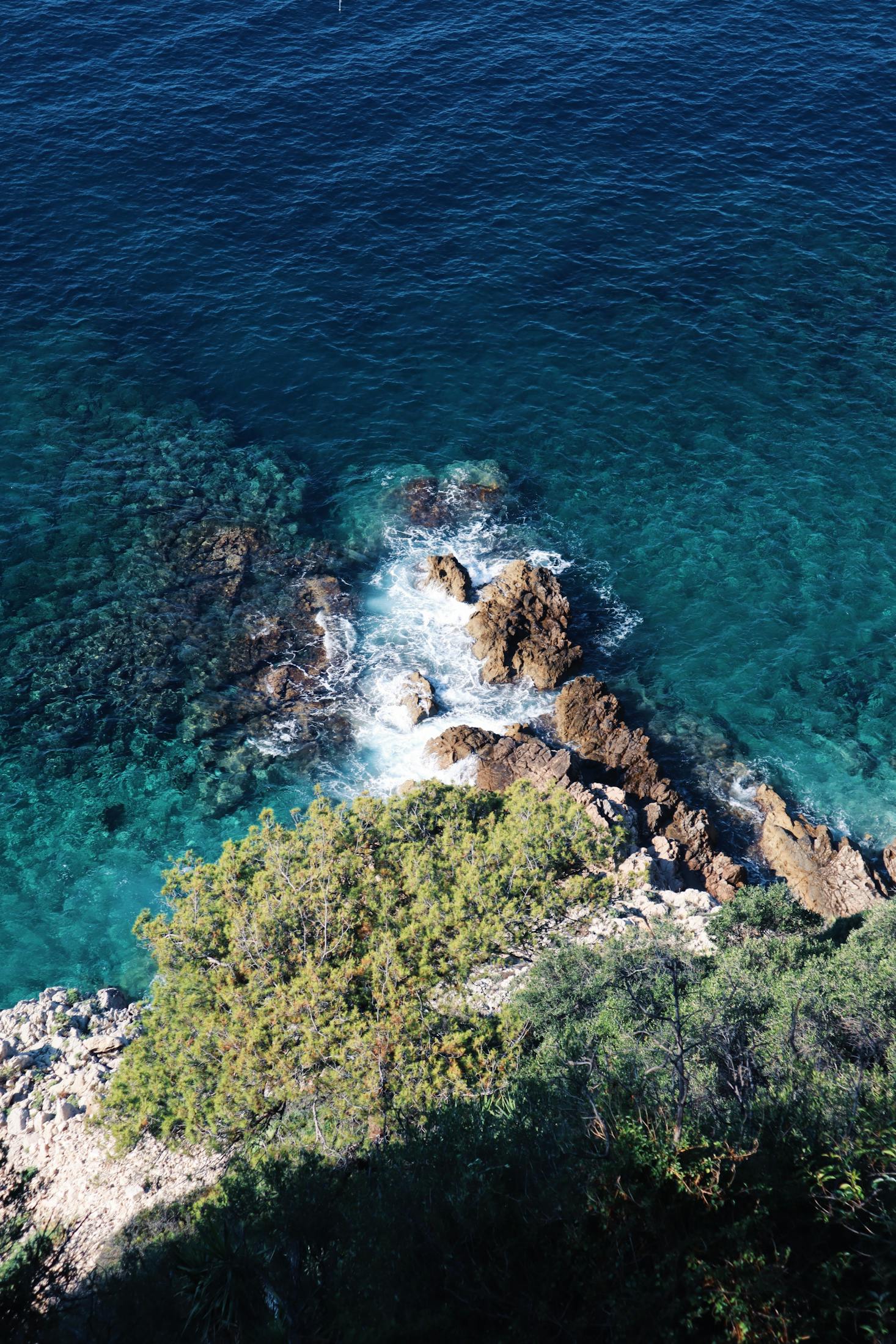 Coastline in Nice, France