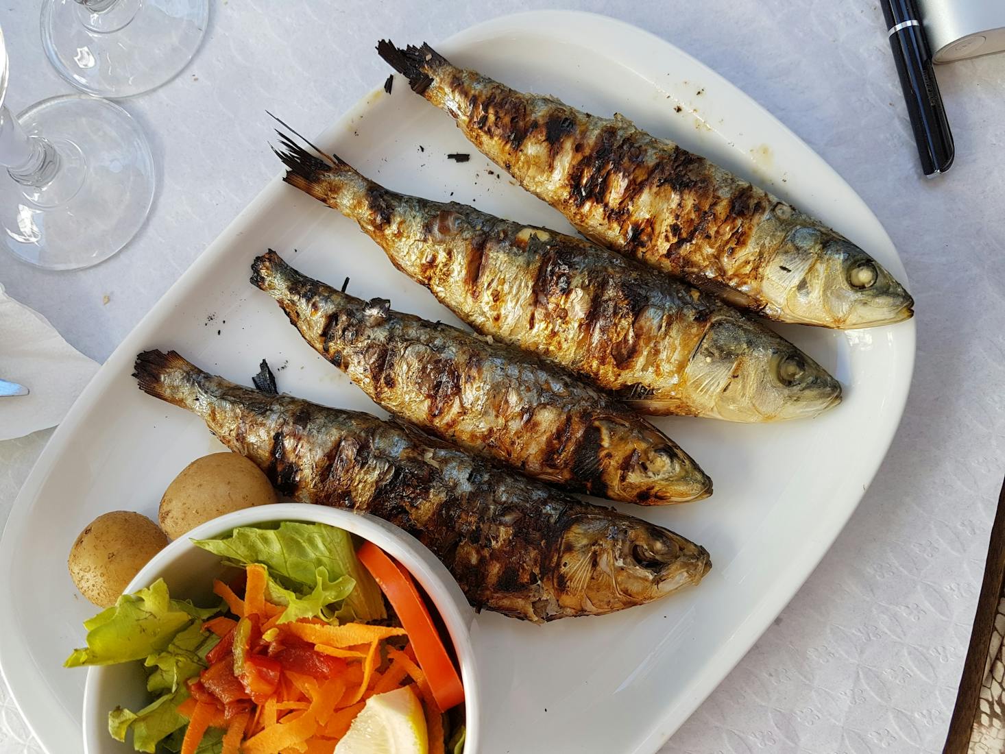 Seafood in Lisbon, Portugal