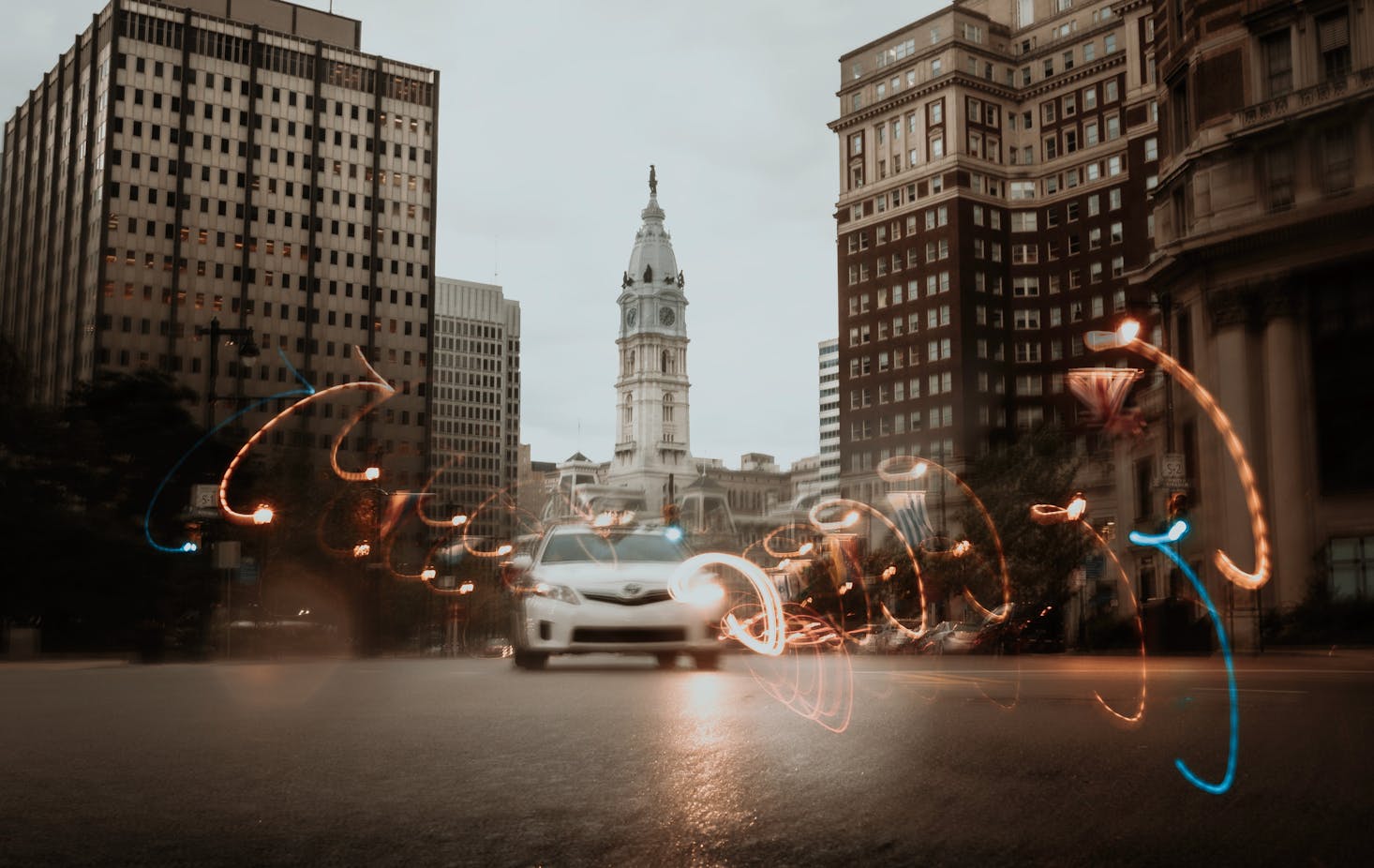 Philadelphia On a Rainy Day