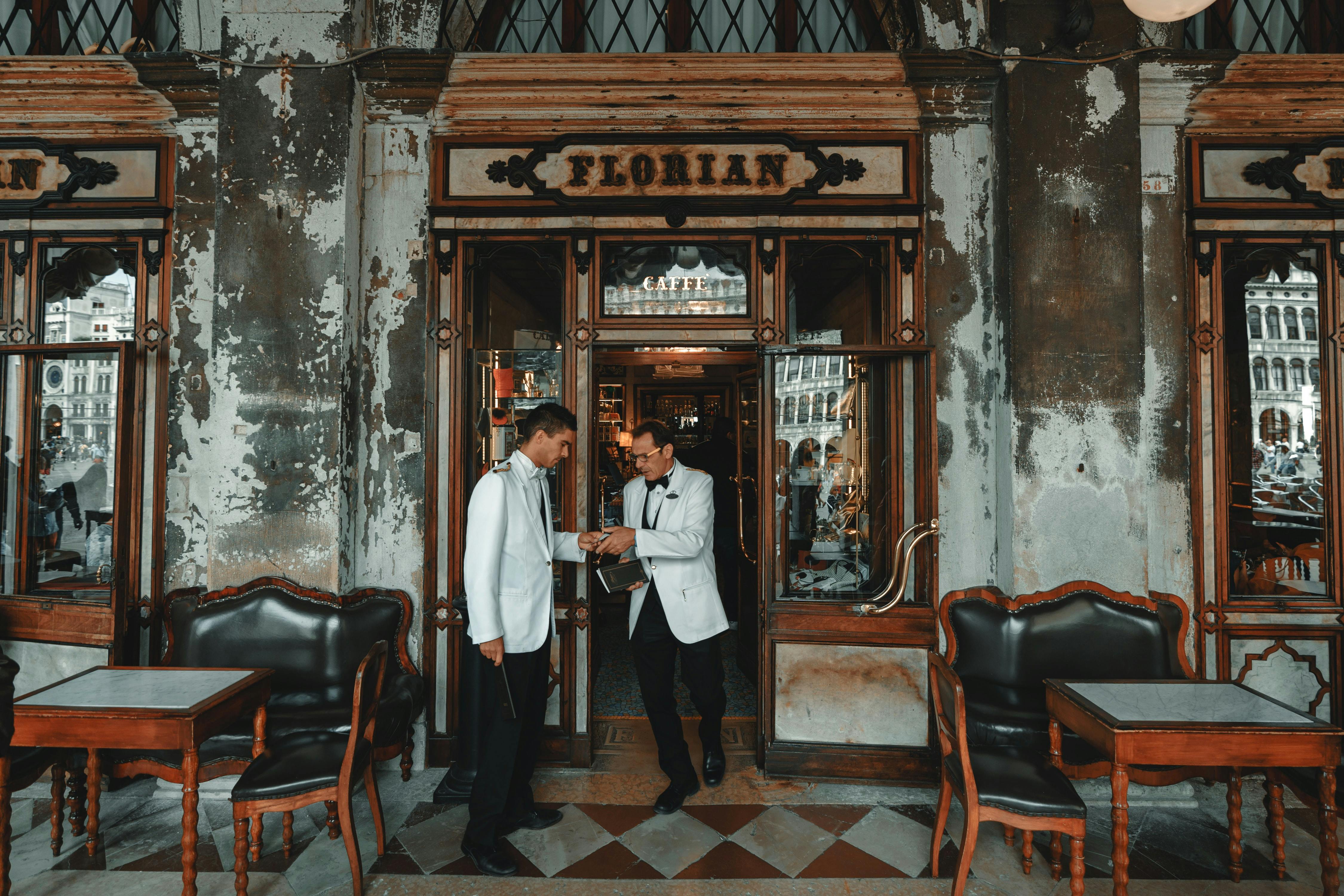 Coffee shops in Venice, Italy