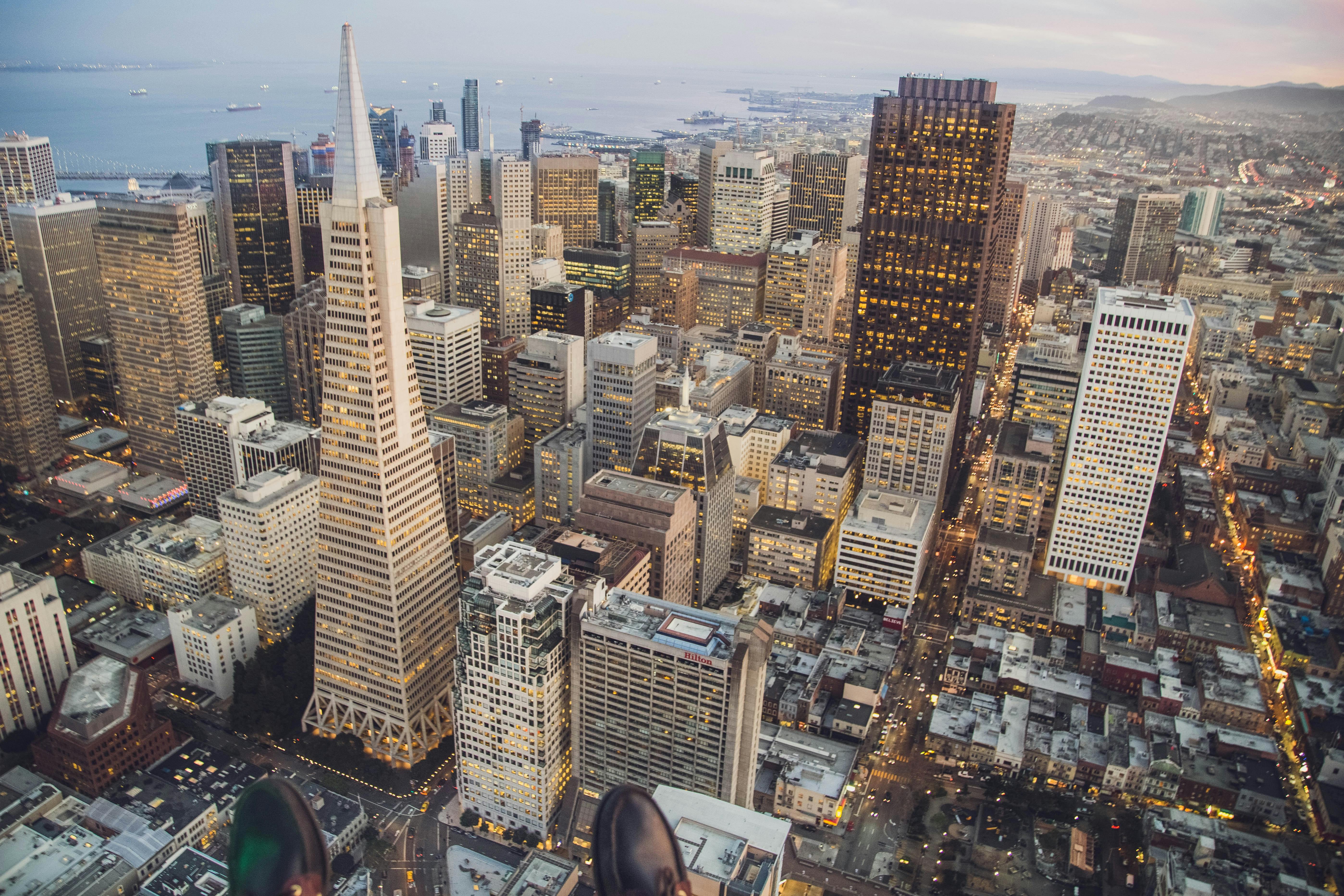 aerial view of san francisco