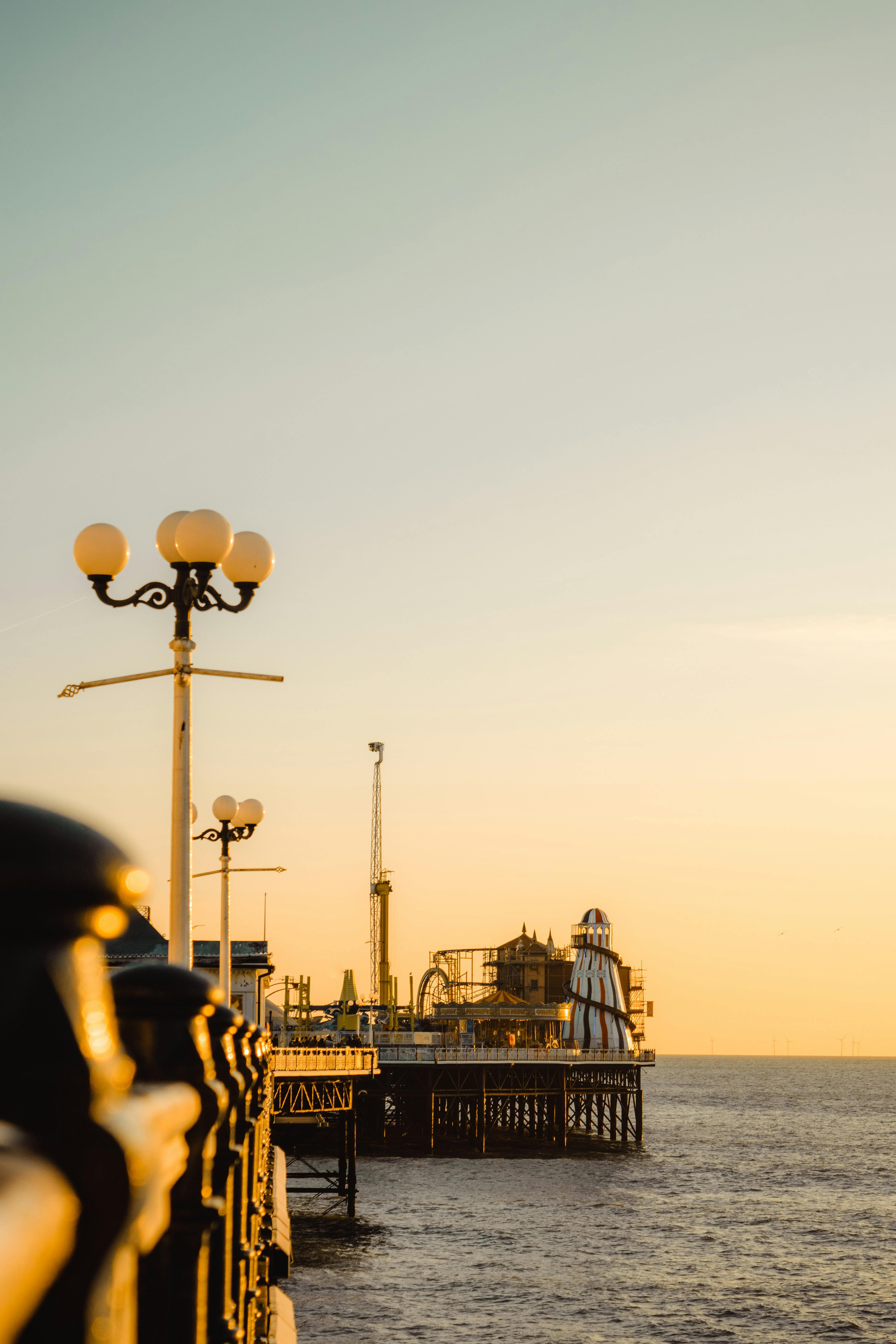 view along Brighton Pier
