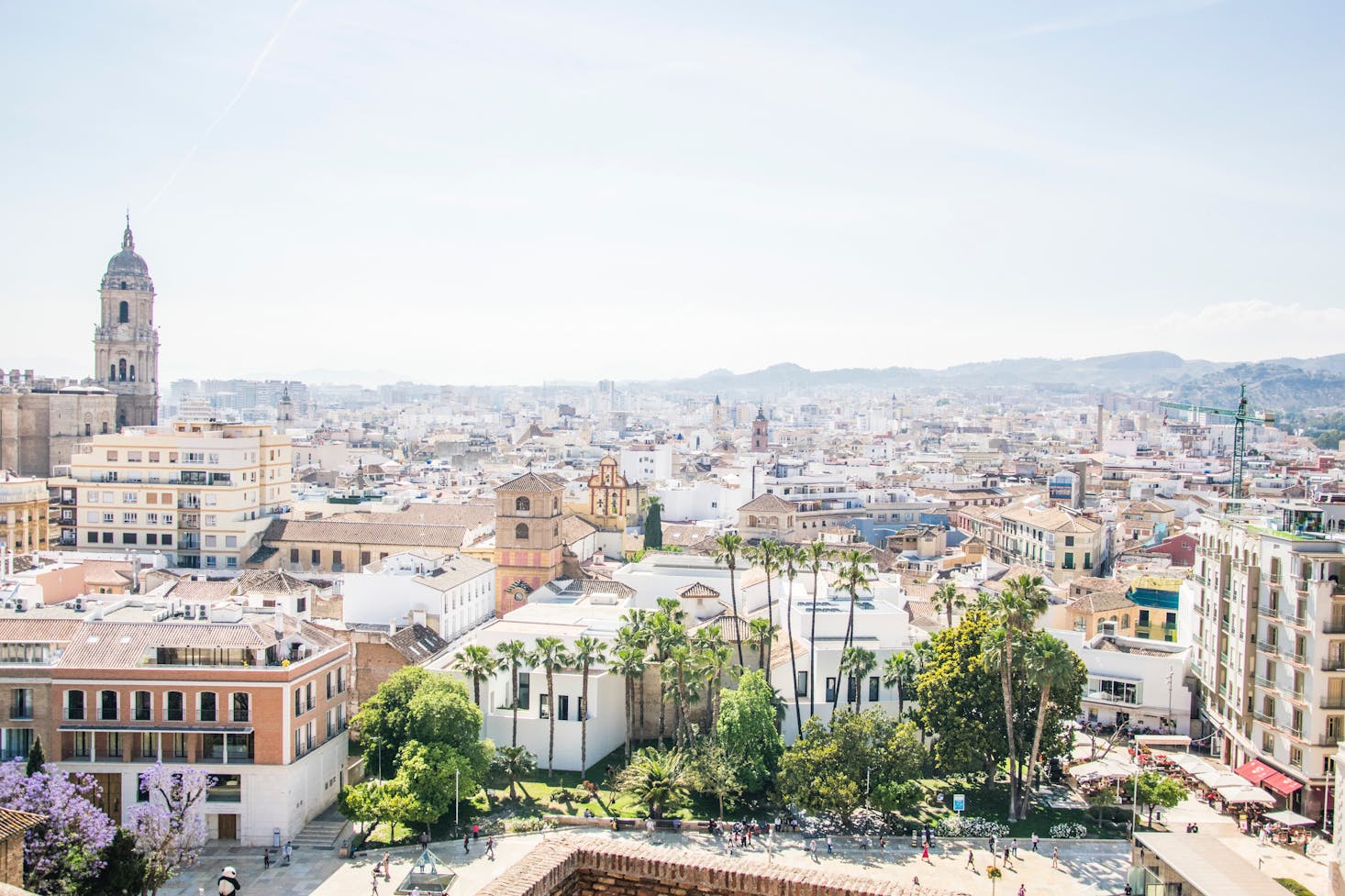 Malaga skyline