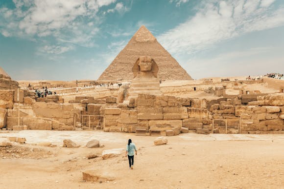 Pyramid outside Cairo, Egypt