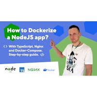 How to Dockerize a NodeJS app? (With Typescript, Nginx, and Docker Compose) Step-by-step guide. image