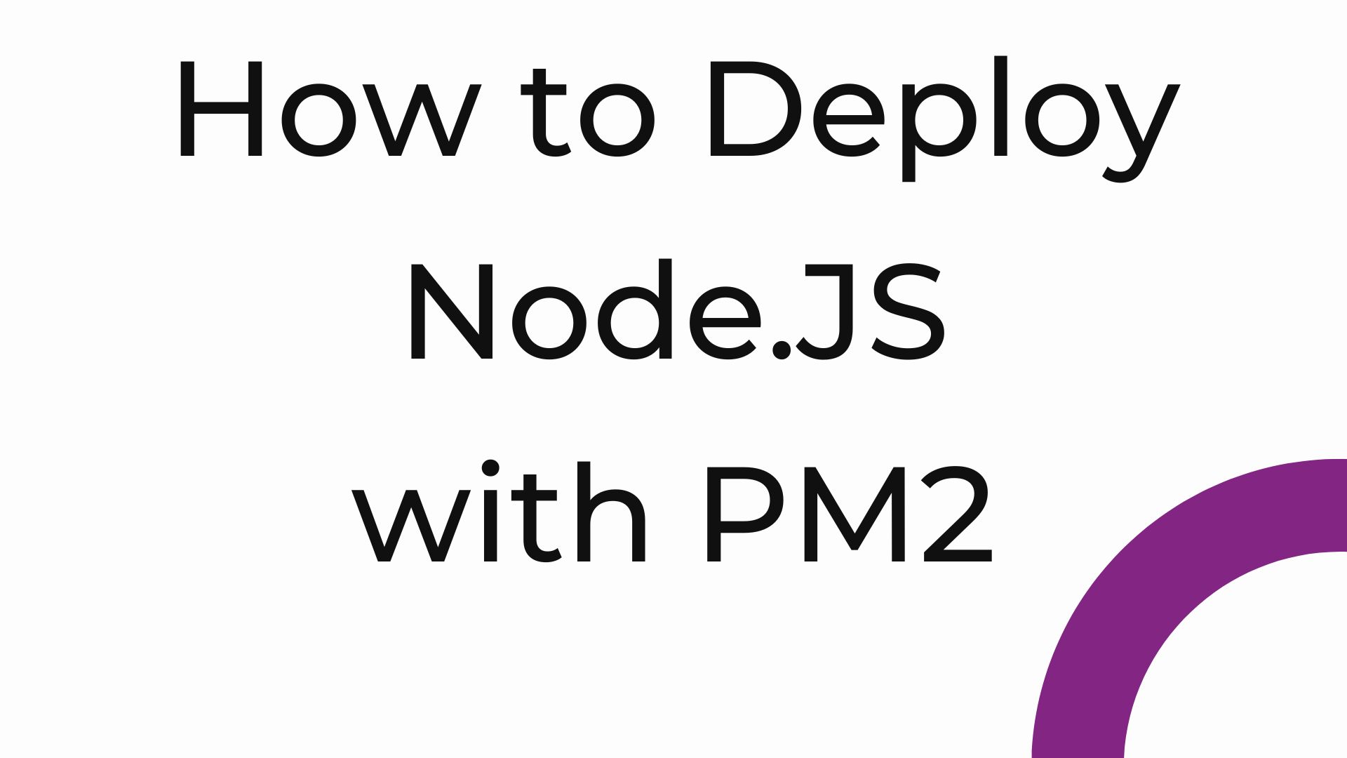 How to Deploy Nodejs/NextJS with PM2 (Full instruction with NGINX and Free SSL. Step-by-step guide.) image