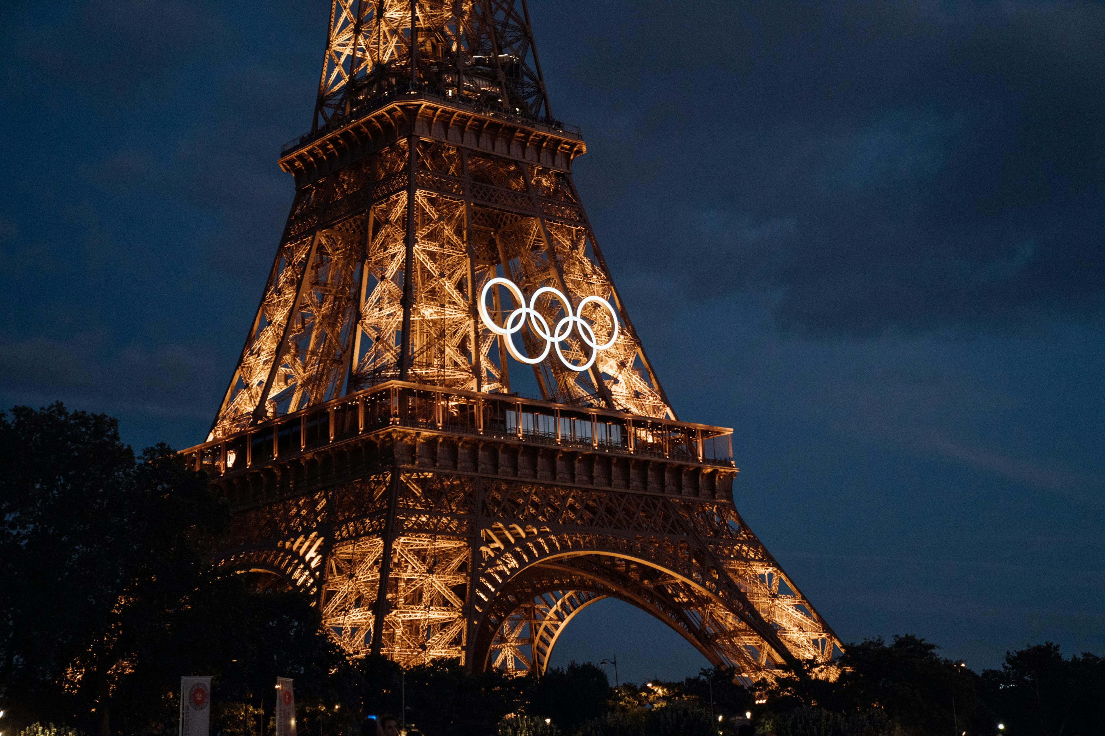 paris night eiffel tower - Boutique Tours Paris Evening Bike and Boat Tour