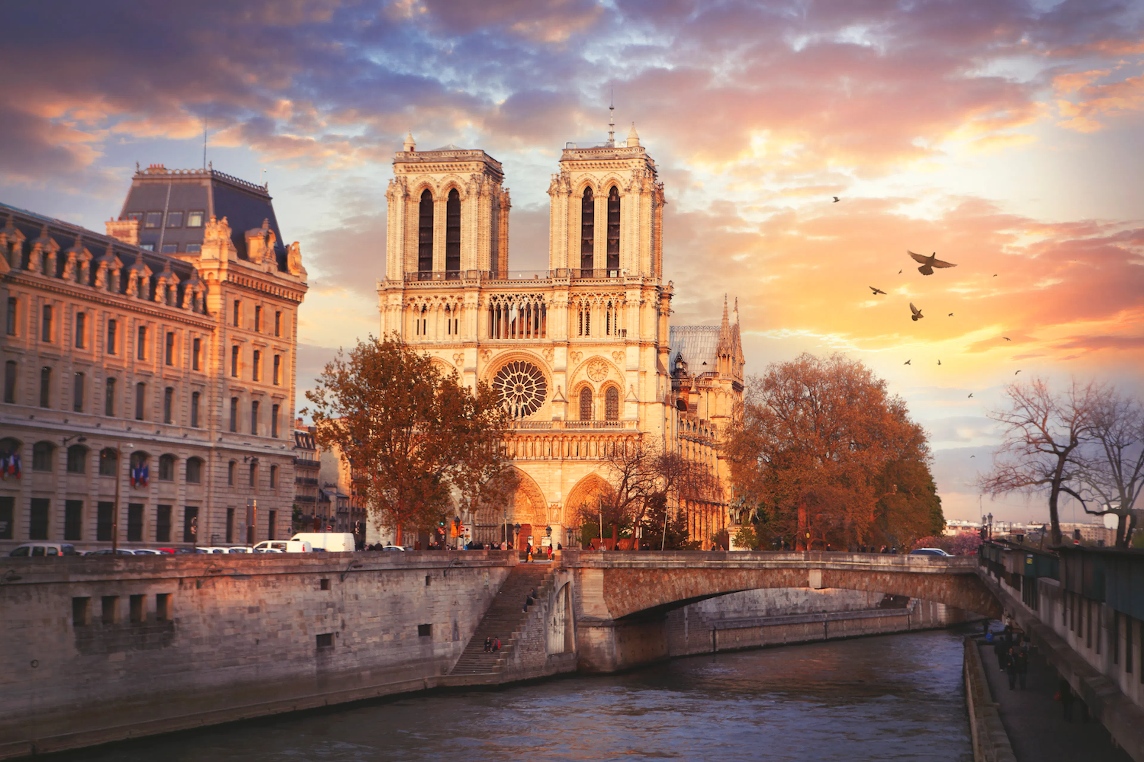 Visit Notre Dame on a semi-private guided tour in Paris