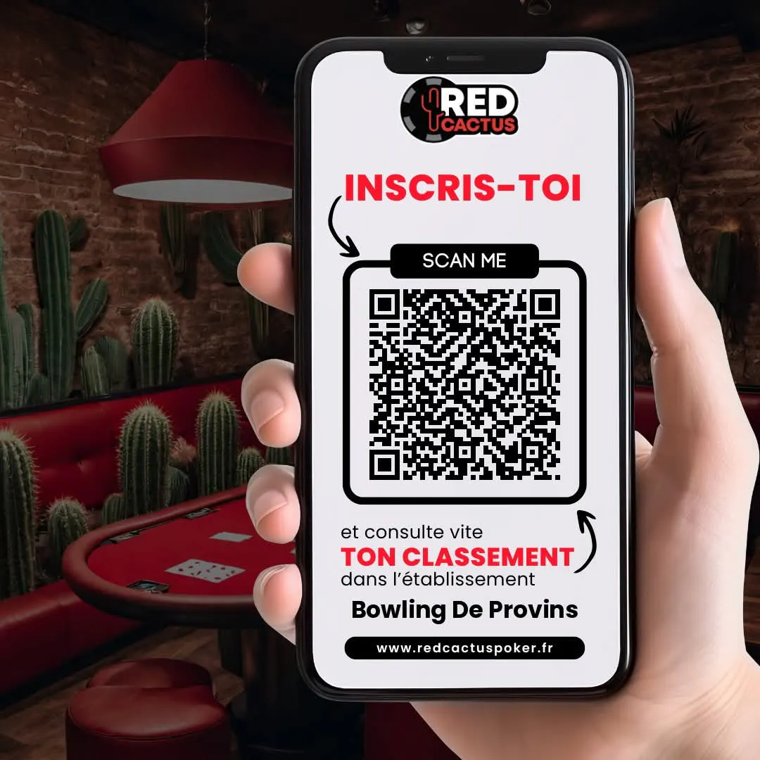 QR code d'inscription RedCactus Poker