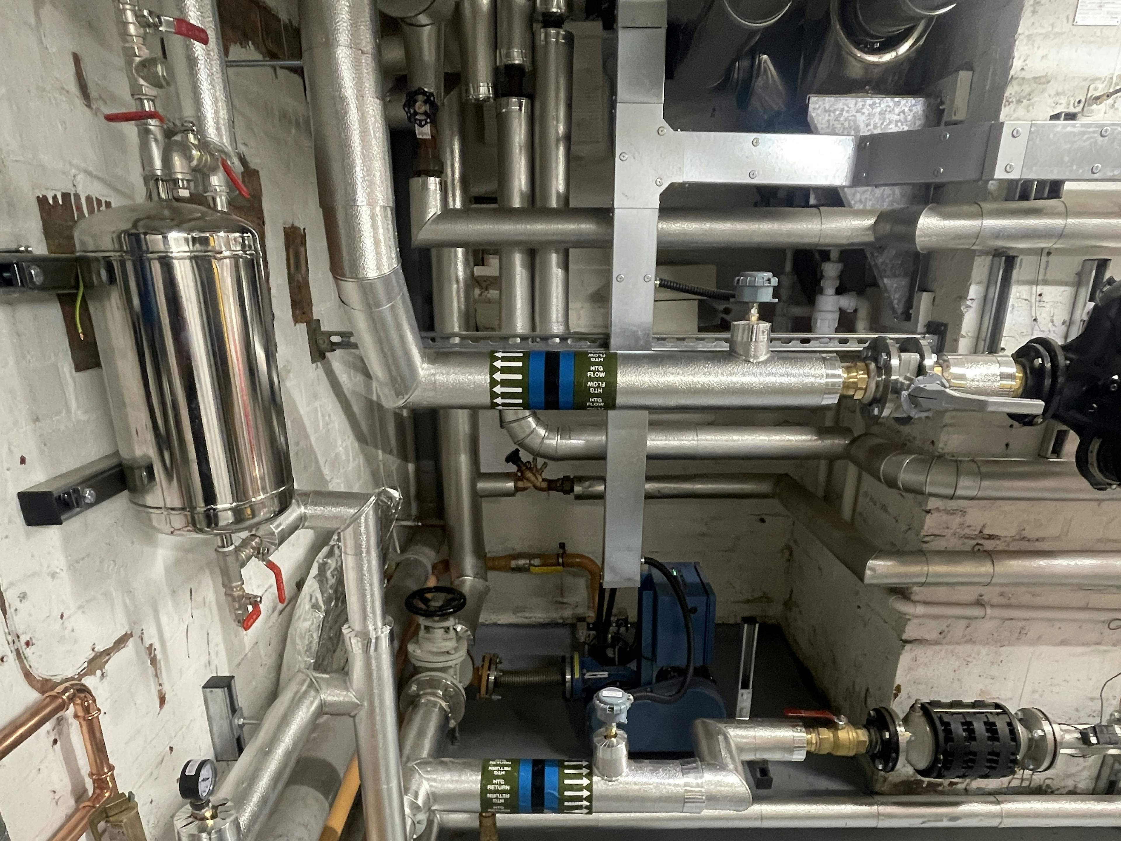 Refurbished pipework